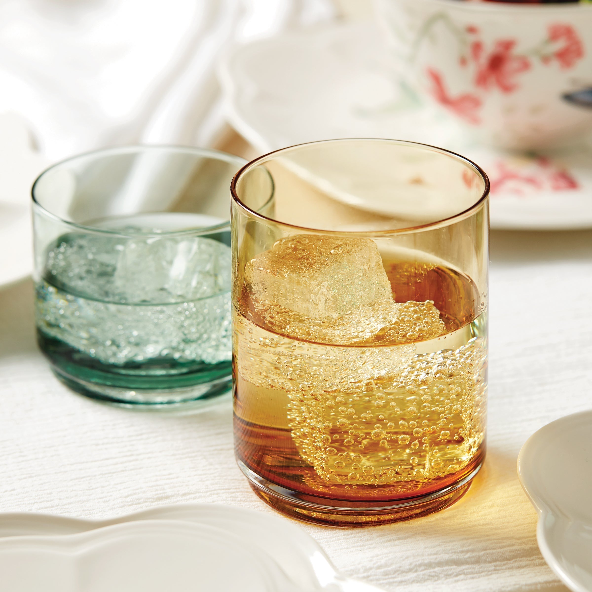 Lenox Westmore Tuscany Classics Stackable Amber Short Glasses, Set of 4 - Image 5