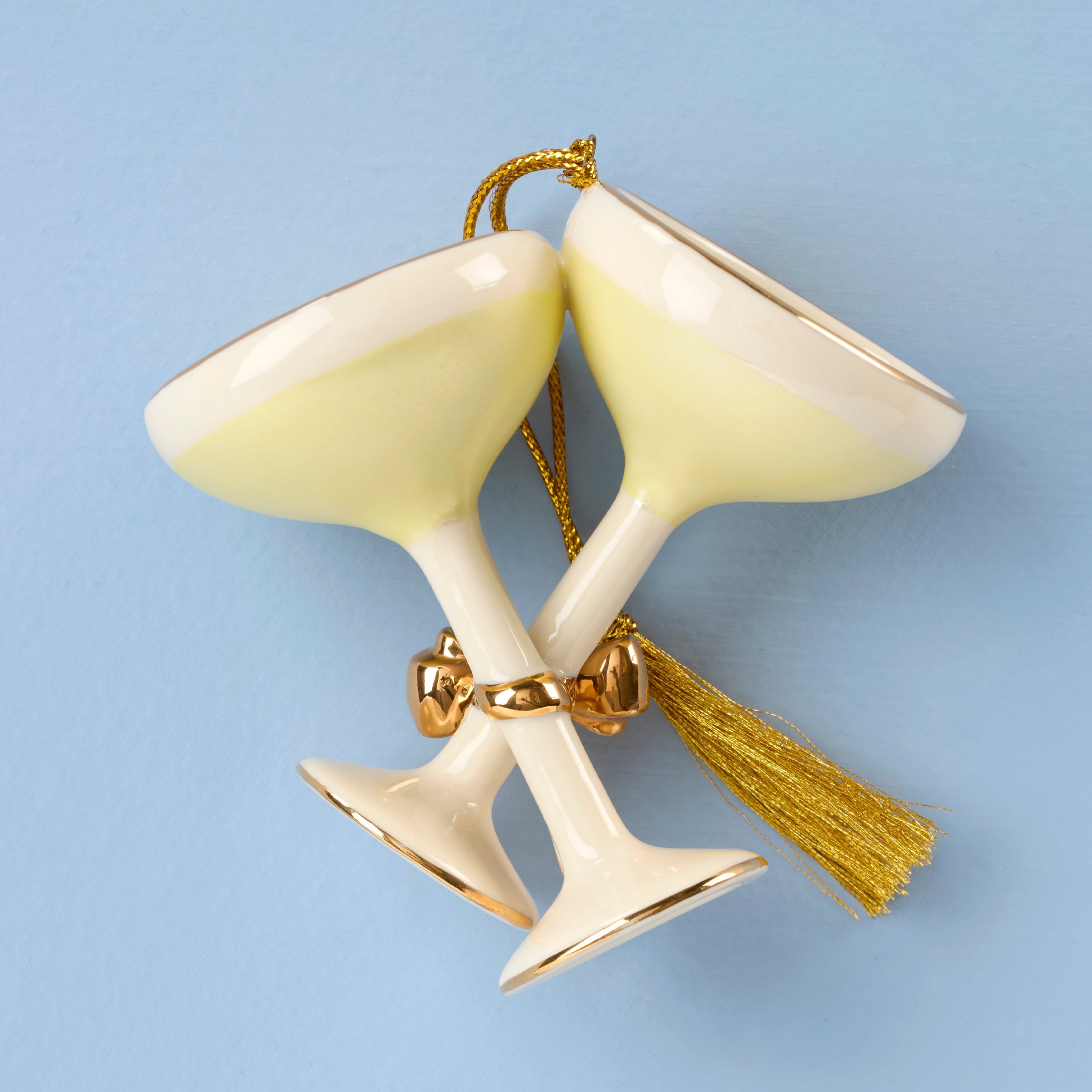 Lenox Westmore Personalized Champagne Glasses Ornament - Image 2