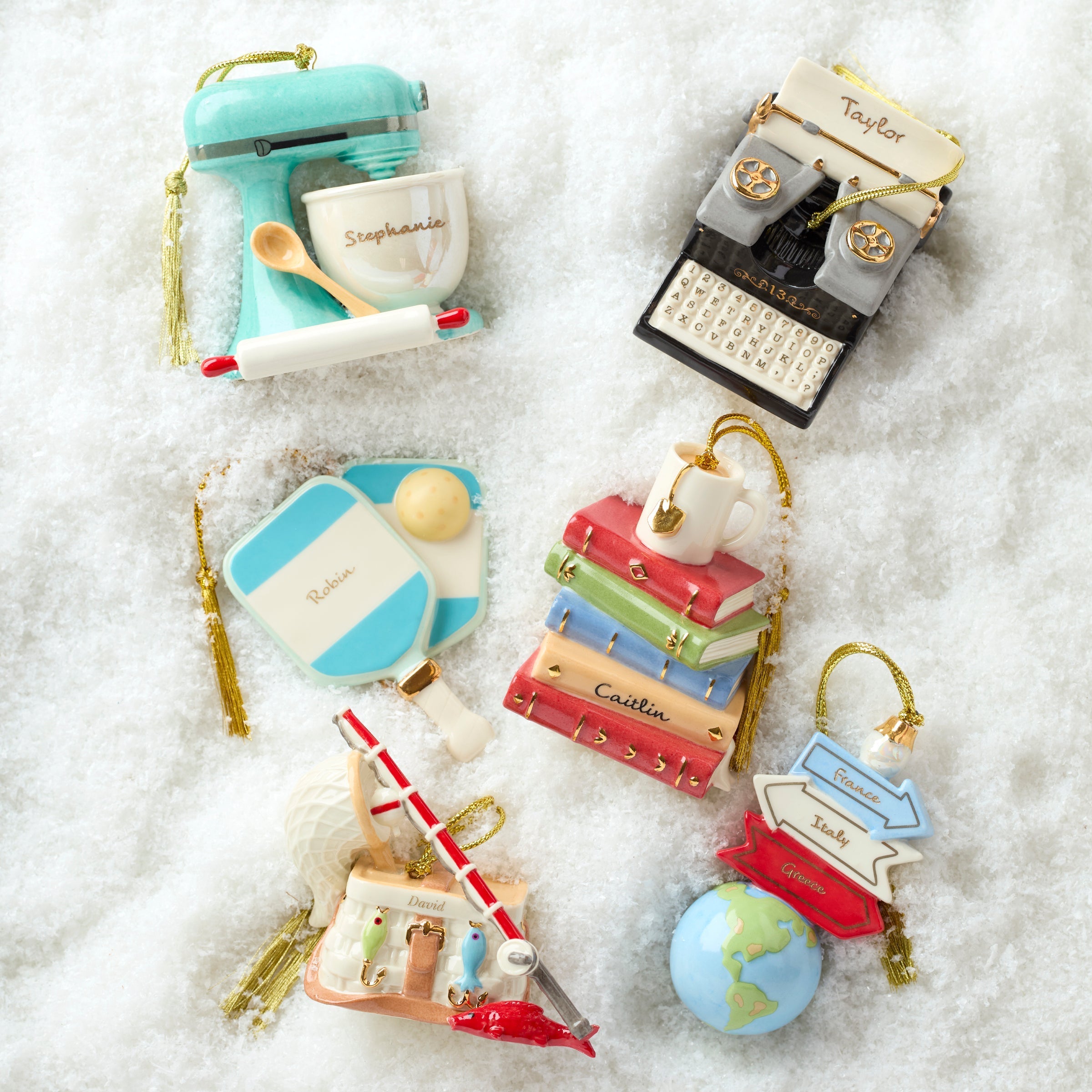 Lenox Westmore Personalized Gone Fishing Ornament - Image 6