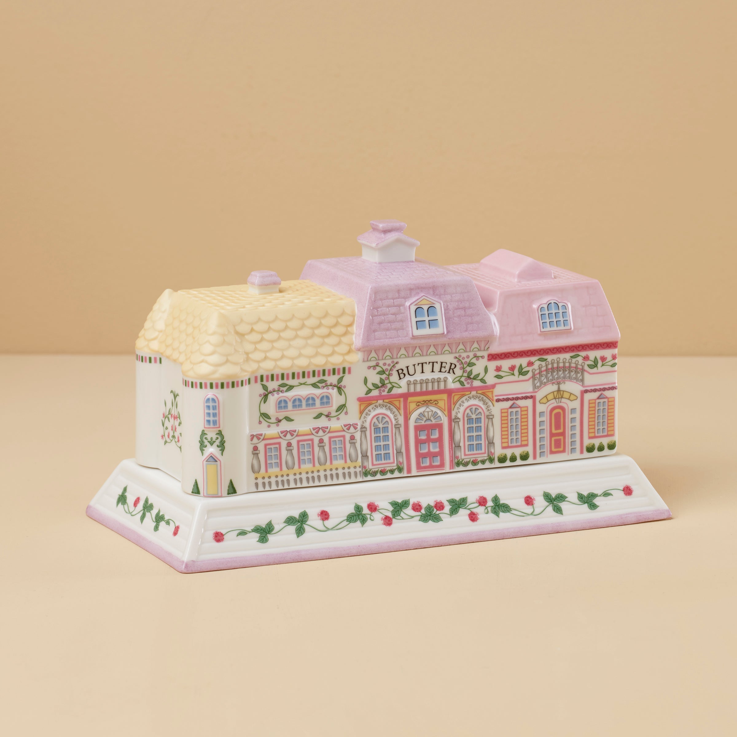 Lenox Westmore Lenox Spice Village Covered Butter Dish
