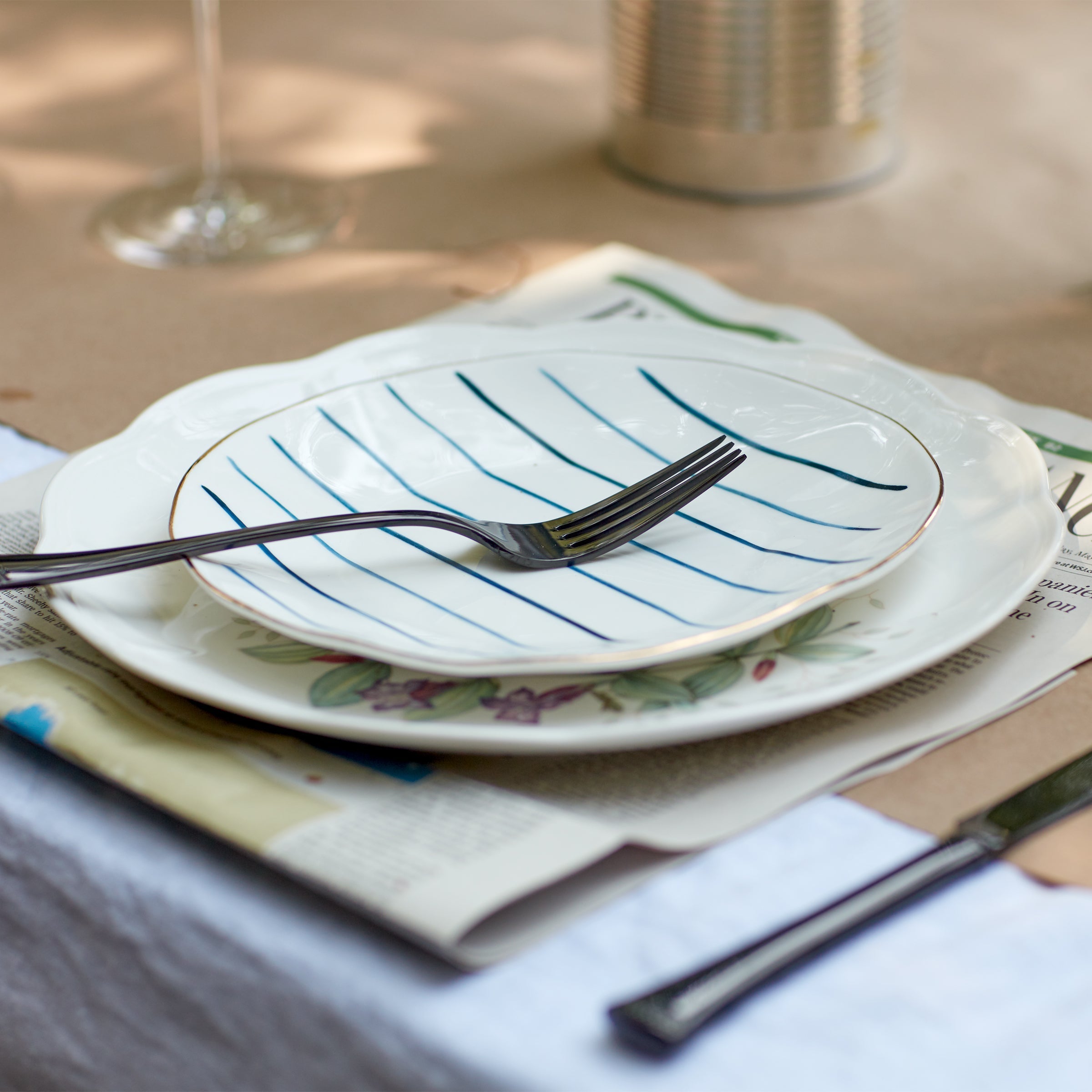 Lenox Westmore Blue Bay Tidbit Plates, Set of 4 - Image 4