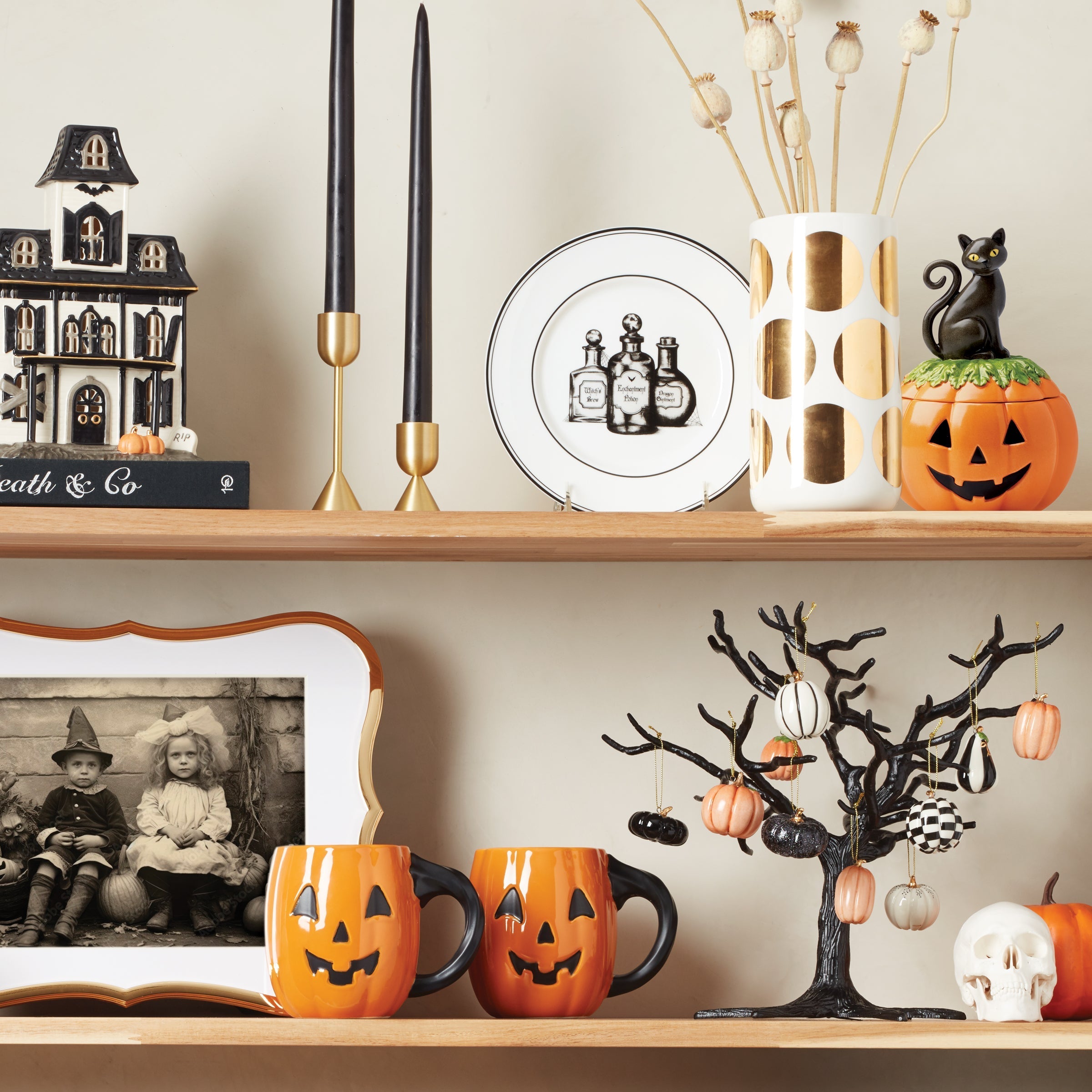 Lenox Westmore Haunted Halloween Covered Candy Jar - Image 4