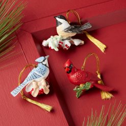 Alternative view of Lenox Westmore Winter Birds Ornaments, Set of 3