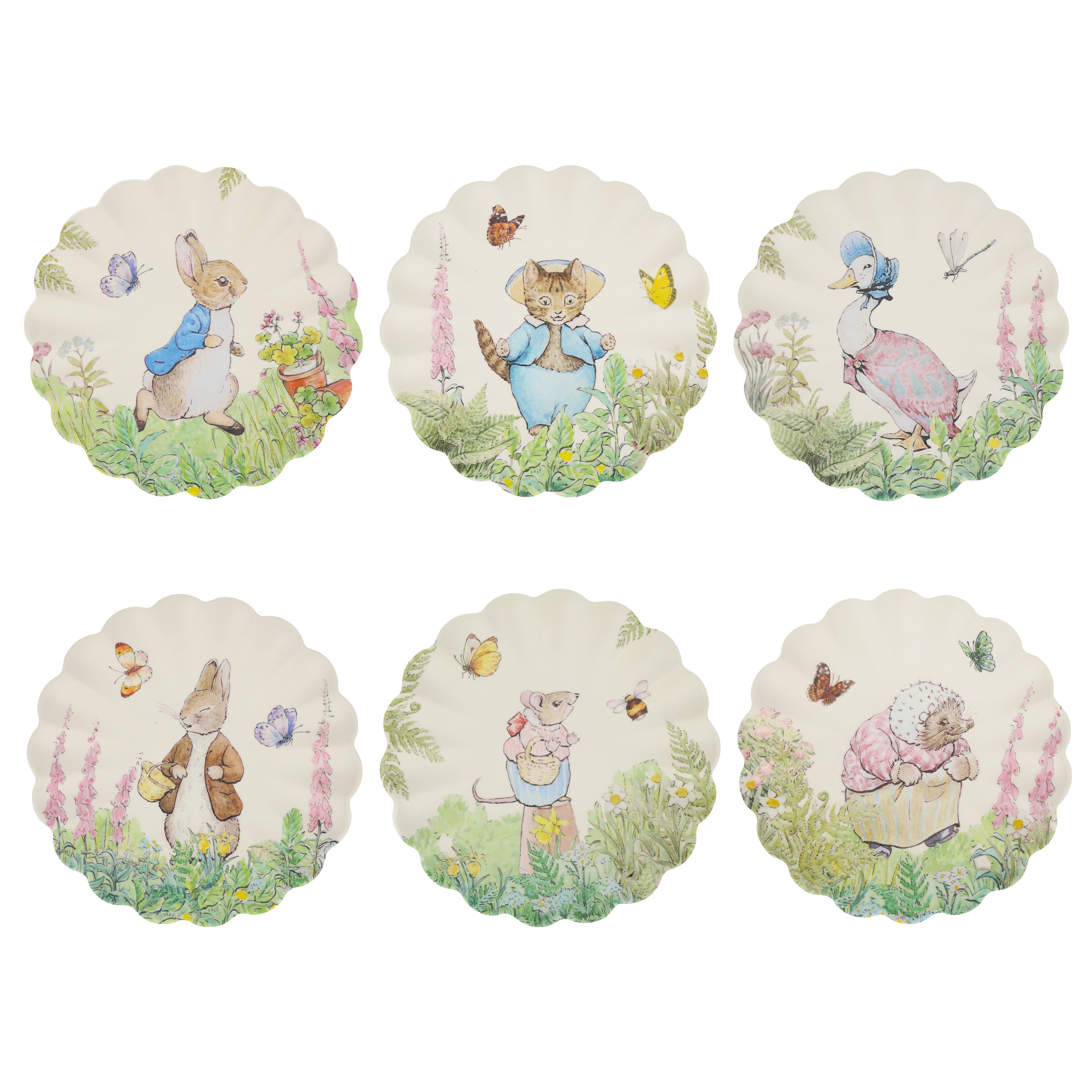 Lenox Westmore Peter Rabbit? Reusable Small Plates, Set of 6