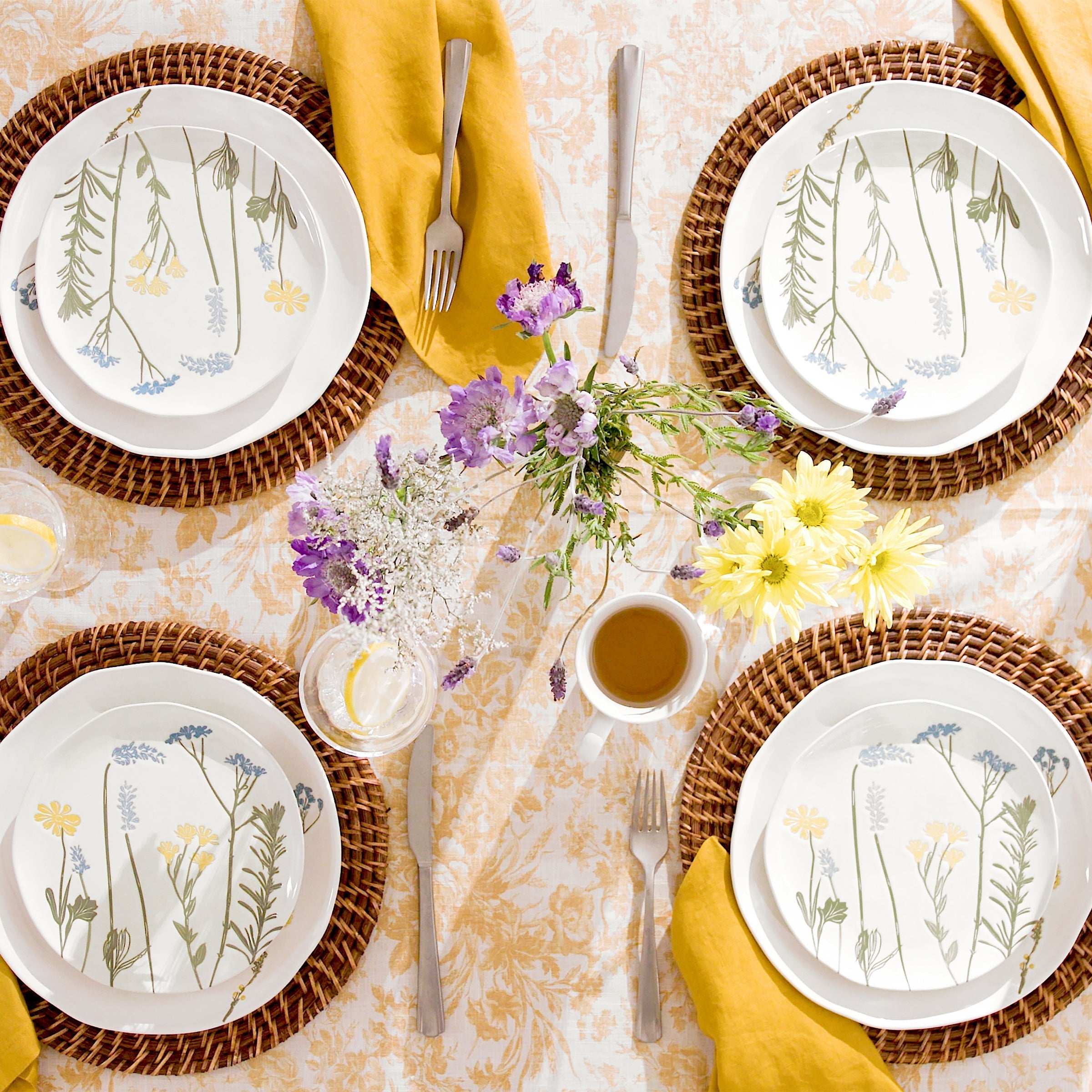Lenox Westmore Wildflowers Dinner Plates, Set of 4 - Image 4