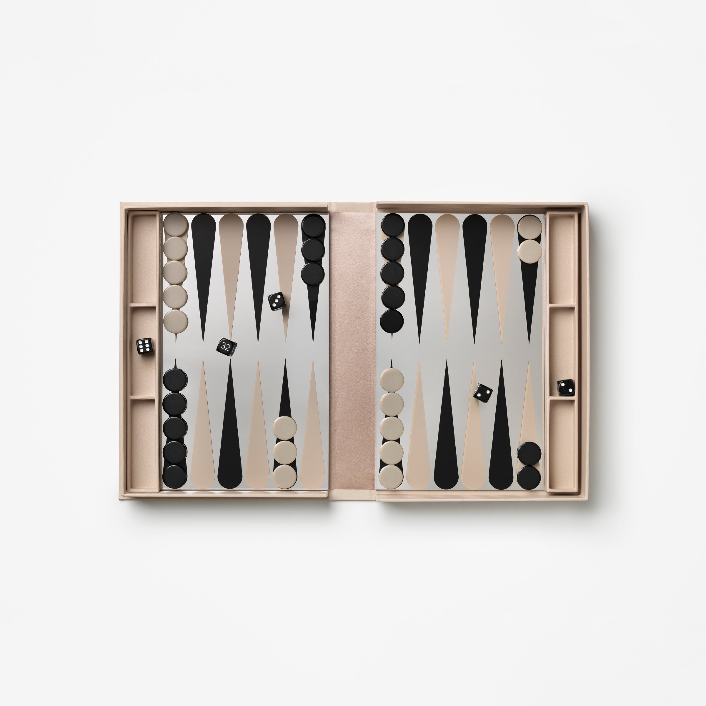 Lenox Westmore The Art Of Backgammon Mirror Board Game