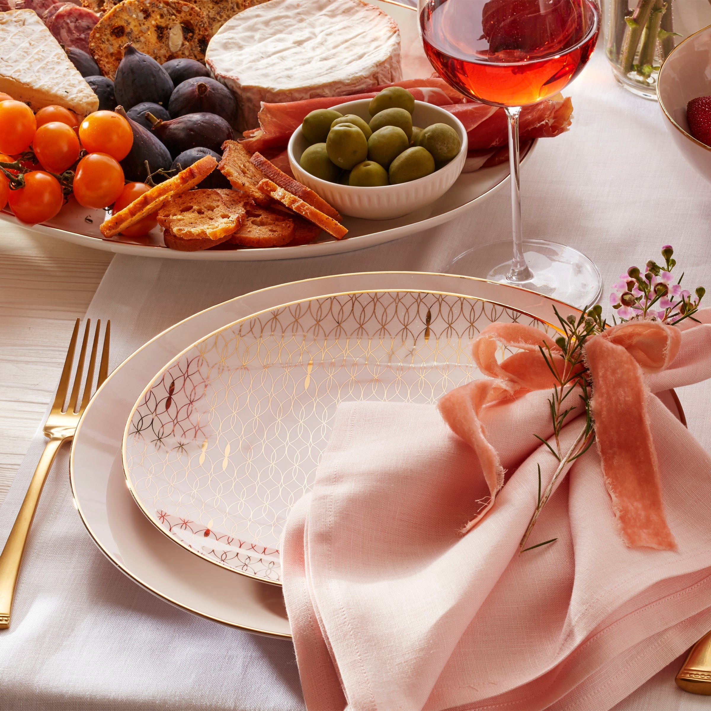 Lenox Westmore Trianna Blush 4-Piece Place Setting - Image 7