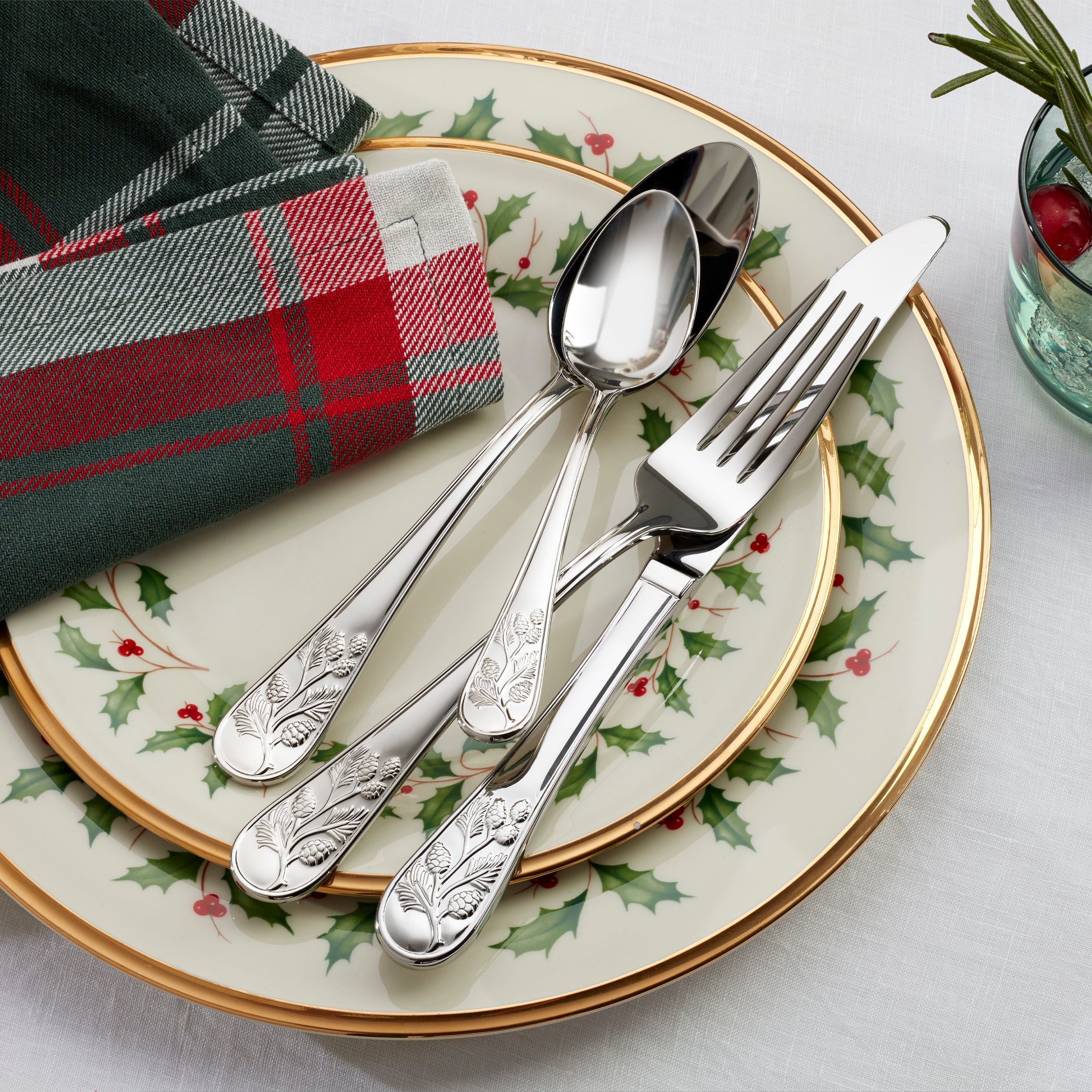 Lenox Westmore Chestnut Ridge 65-Piece Flatware Set - Image 4