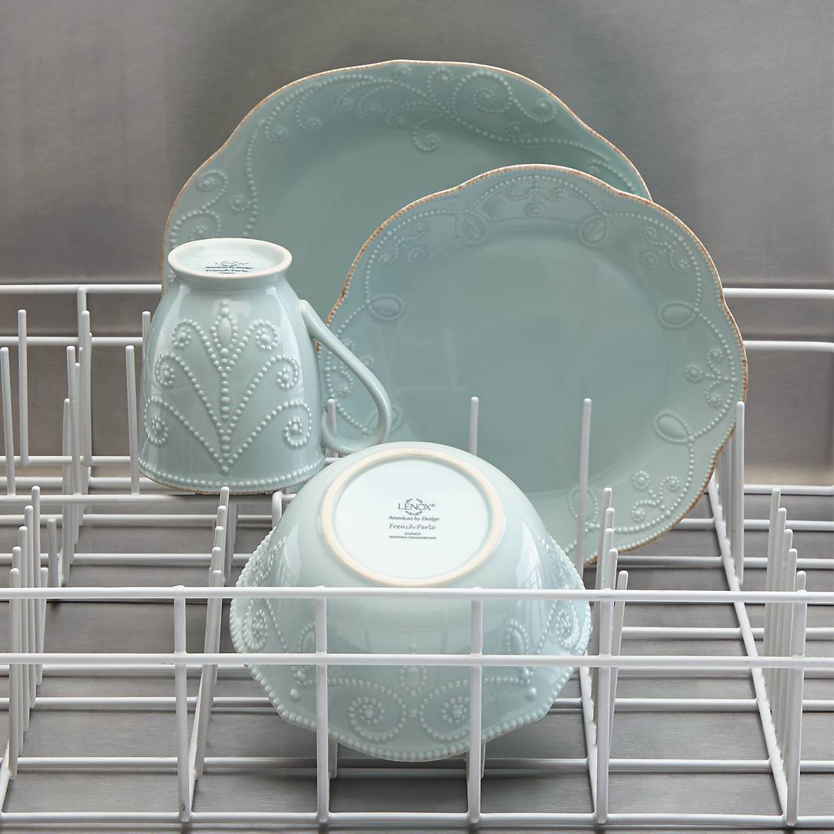 Lenox Westmore French Perle Ice Blue 4-Piece Place Setting - Image 5