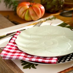 Alternative view of Lenox Westmore Butterfly Meadow Floral Green Accent Plates, Set of 4
