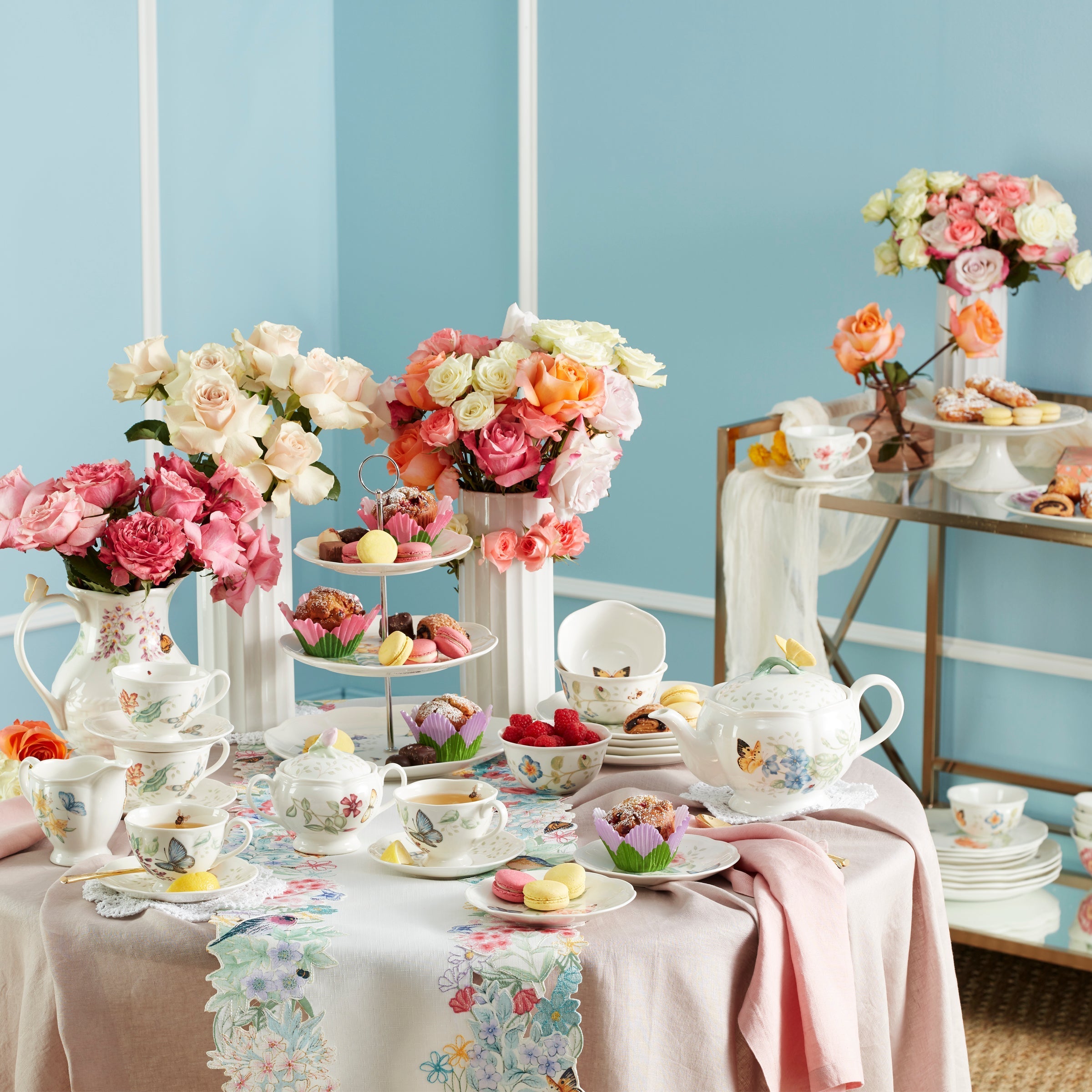 Lenox Westmore Butterfly Meadow 28-Piece Dinnerware Set - Image 2