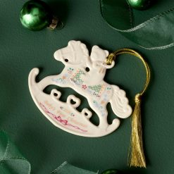 Alternative view of Lenox Westmore 2026 Baby's 1st Christmas Rocking Horse Ornament