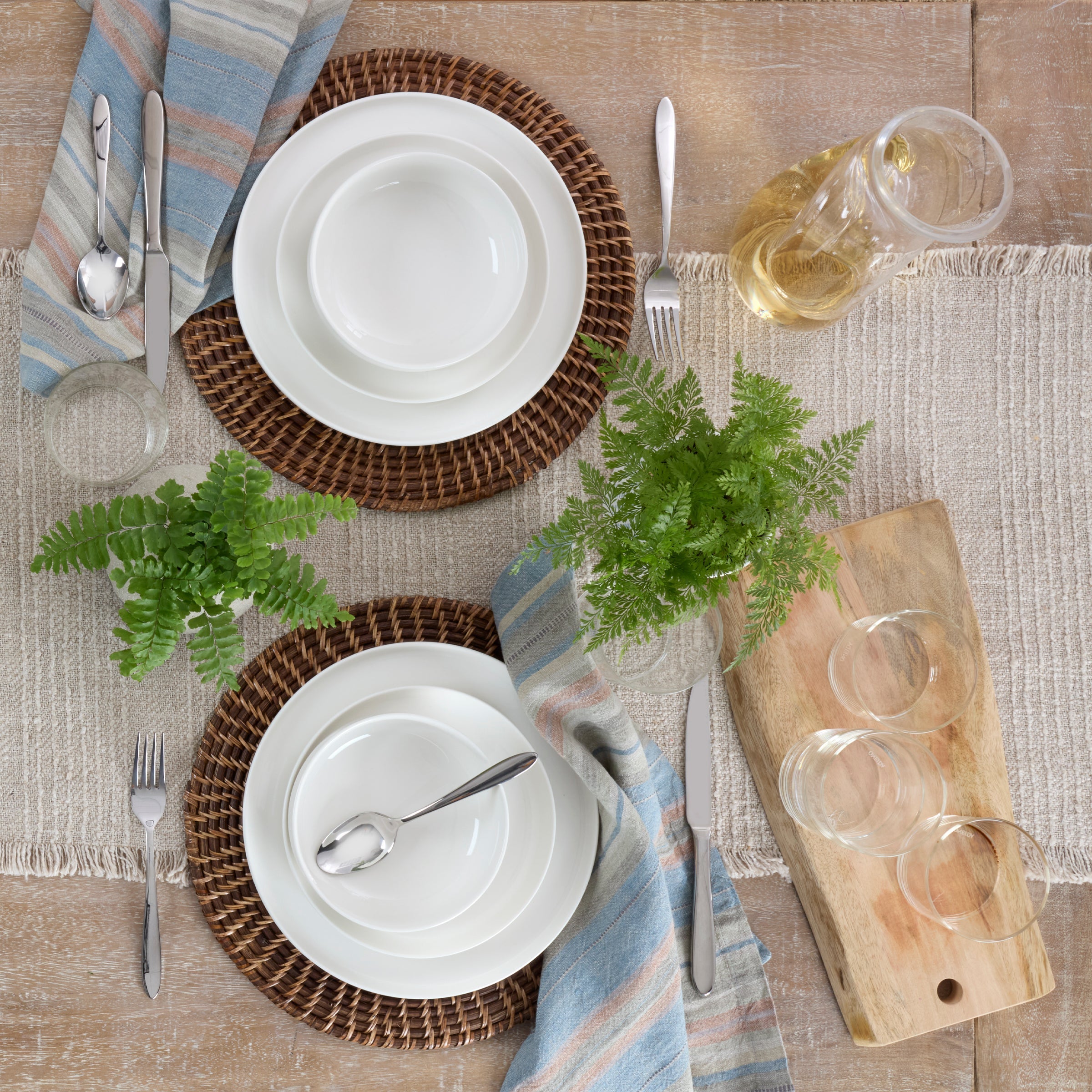Lenox Westmore 24 Seven White 12-Piece Dinnerware Set - Image 3
