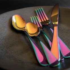 Alternative view of Lenox Westmore Rhiannon Rainbow Mirror 20-Piece Flatware Set