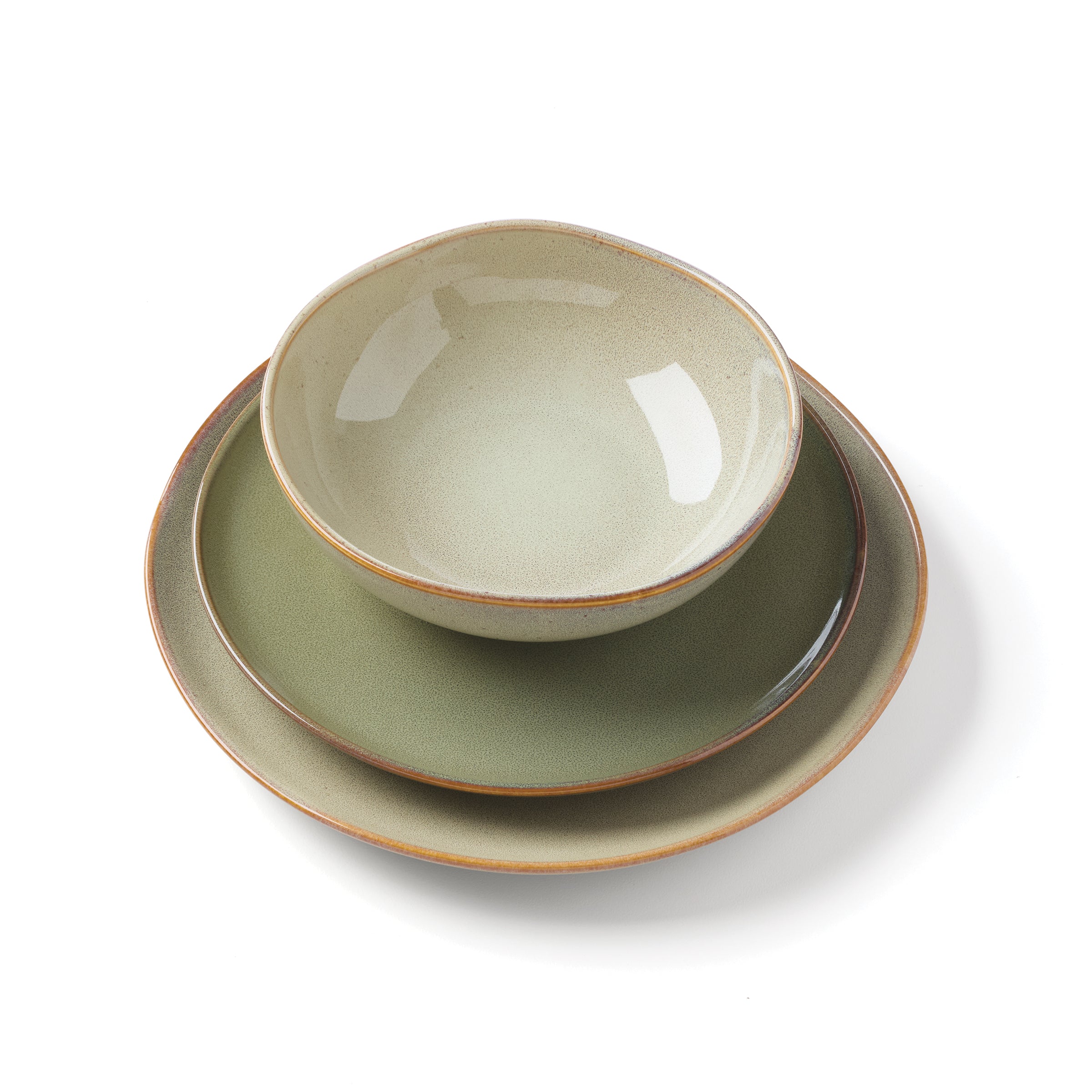 Lenox Westmore Organic Shades Sage Green 12-Piece Dinnerware Set - Image 6