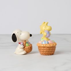 Lenox Westmore Snoopy Easter Salt & Pepper Set