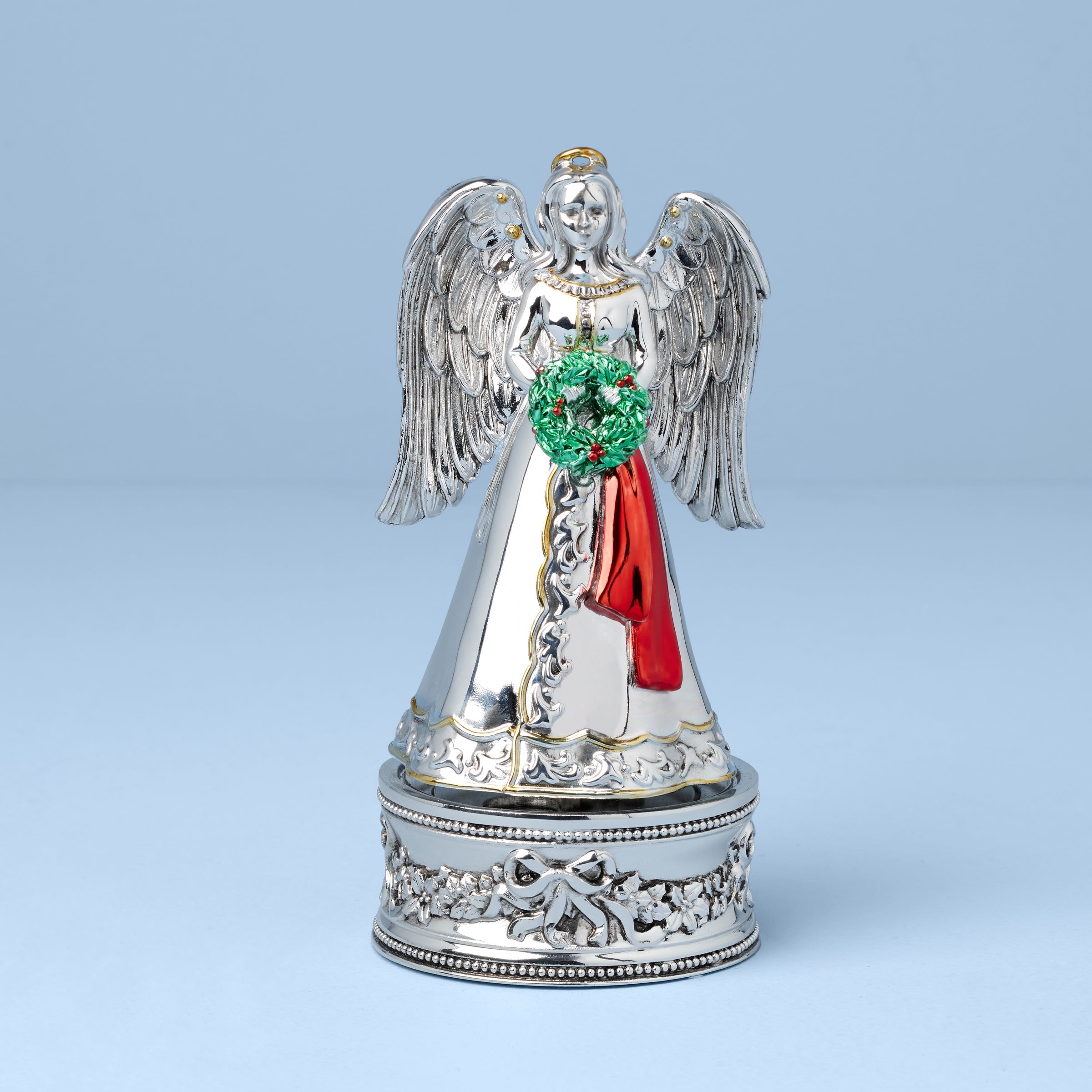 Lenox Westmore Vintage Musical Angel Silverplate Figurine