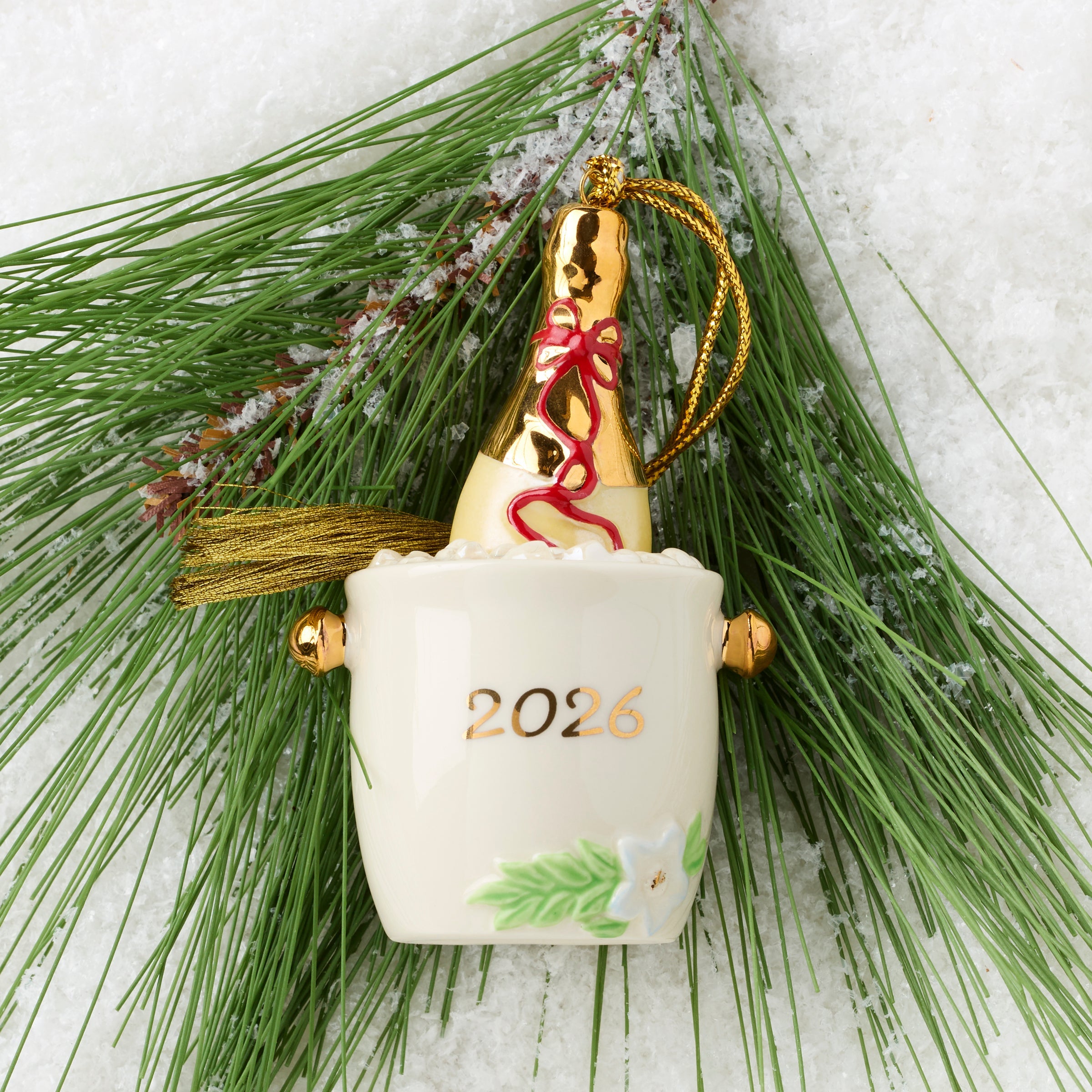 Lenox Westmore 2026 Champagne Bucket Ornament - Image 3