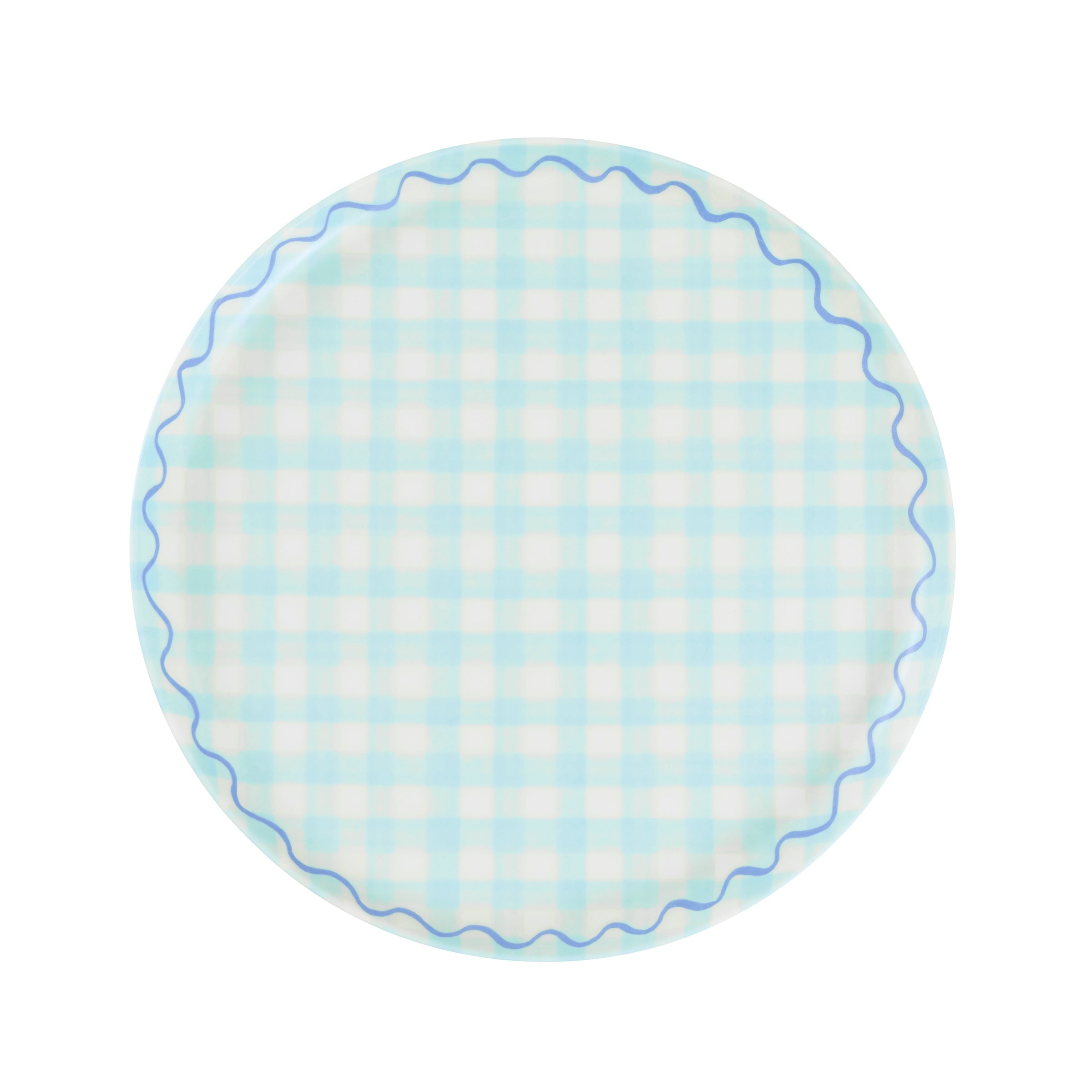 Lenox Westmore Gingham Reusable Small Plates, Set of 6 - Image 2