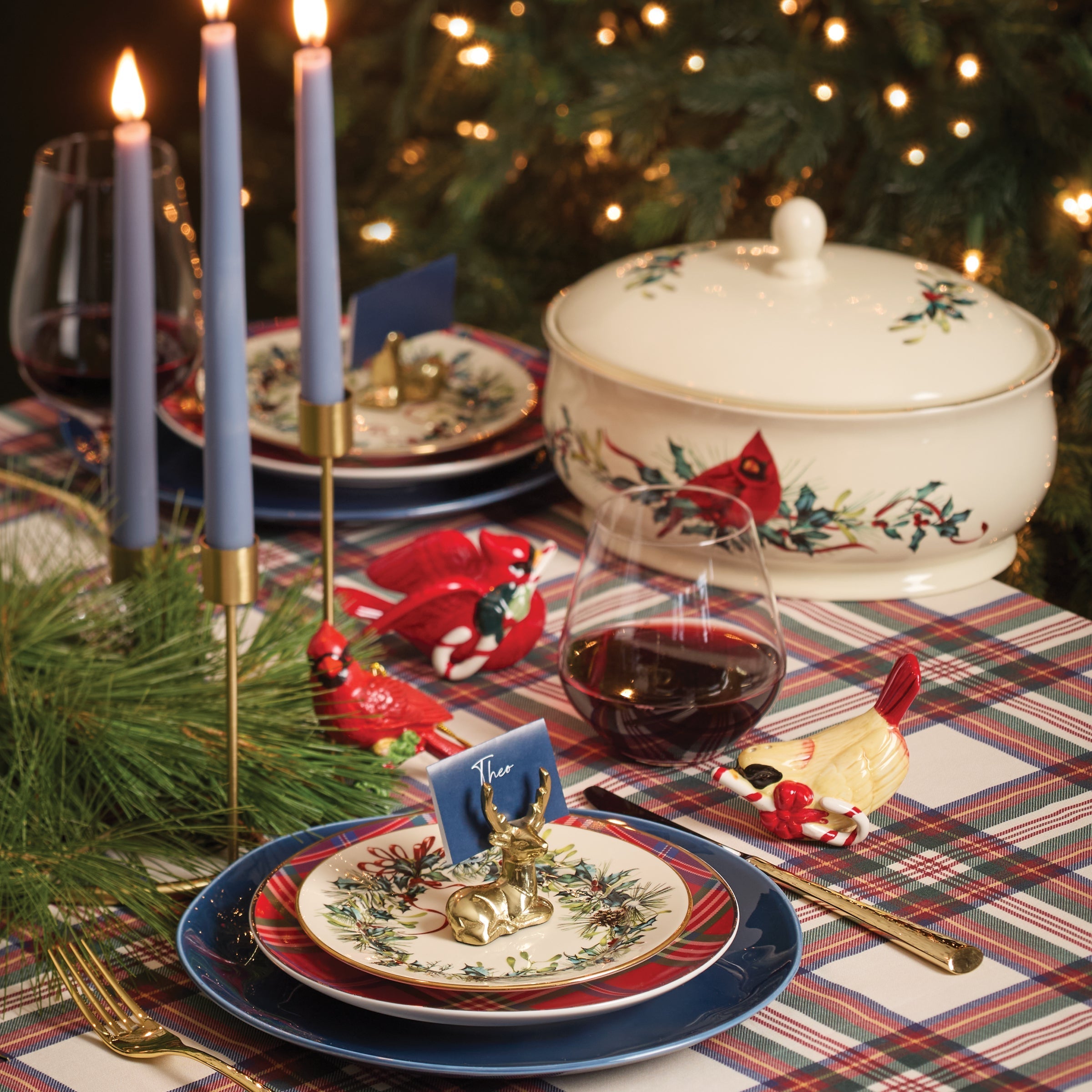 Lenox Westmore Winter Greetings Salad Plates, Set of 4 - Image 3
