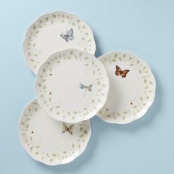 Lenox Westmore Butterfly Meadow Vines Dinner Plates, Set of 4