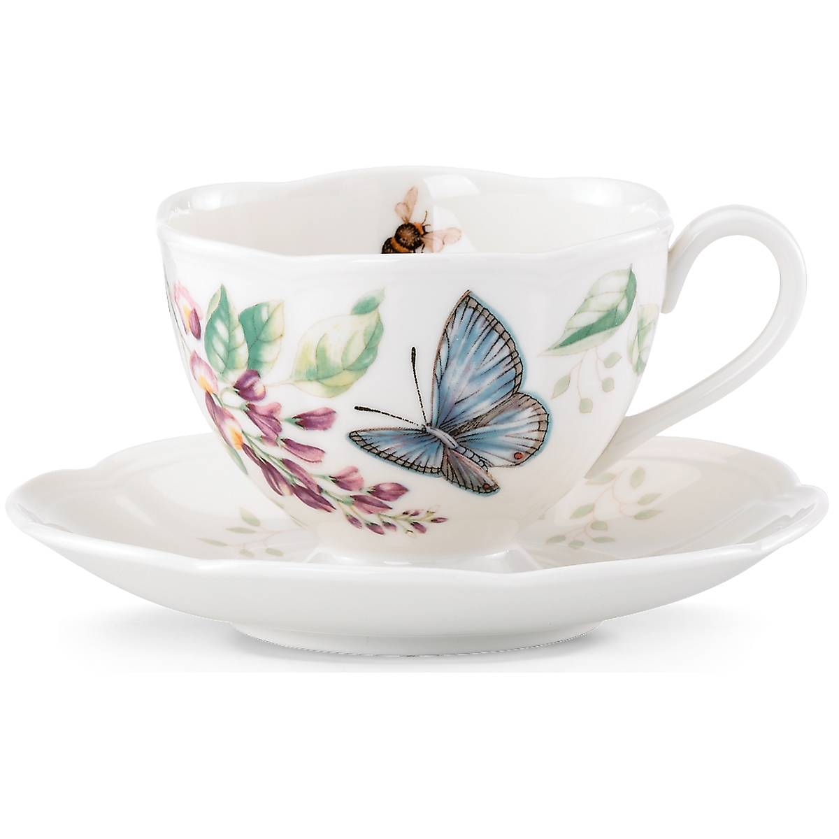 Lenox Westmore Butterfly Meadow Blue Cup & Saucer - Image 2