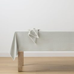 Alternative view of Lenox Westmore French Perle Dove Grey 60x84 Tablecloth