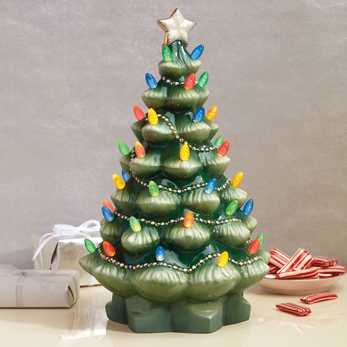 Lenox Westmore Treasured Traditions Green Lit Tree - Image 3