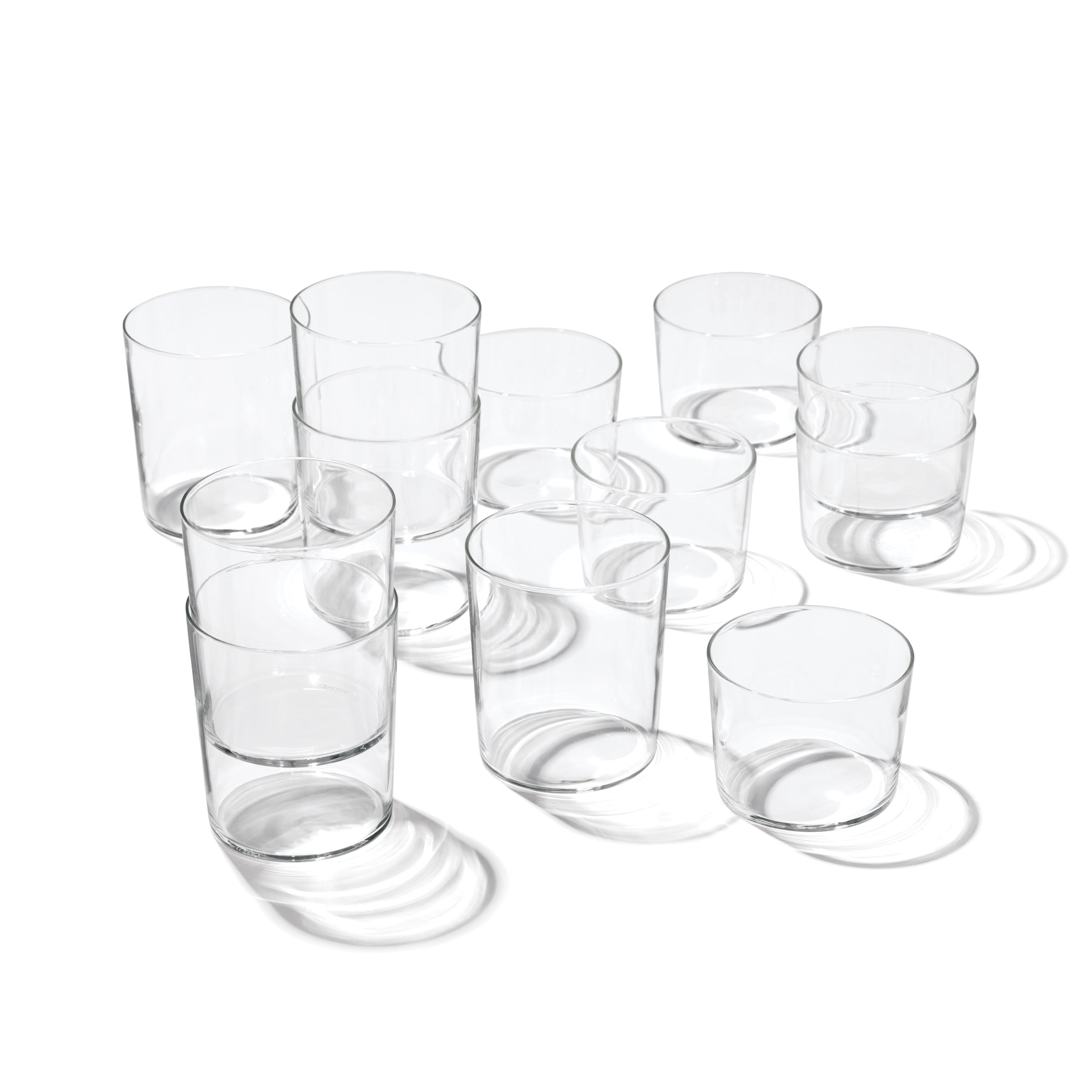 Lenox Westmore Stackables Clear Short & Tall Glasses 12-Piece Set
