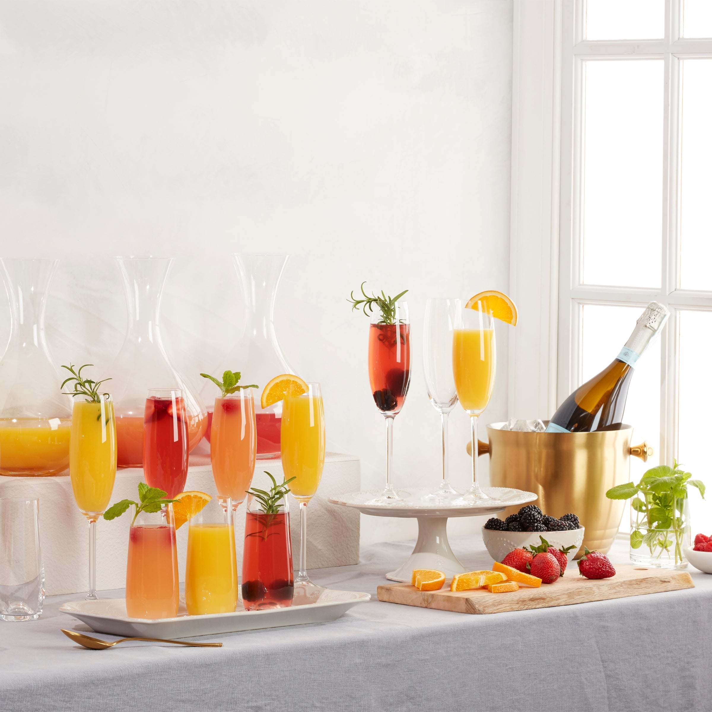Lenox Westmore Tuscany Classics Champagne Flute Glasses, Set of 6 - Image 8