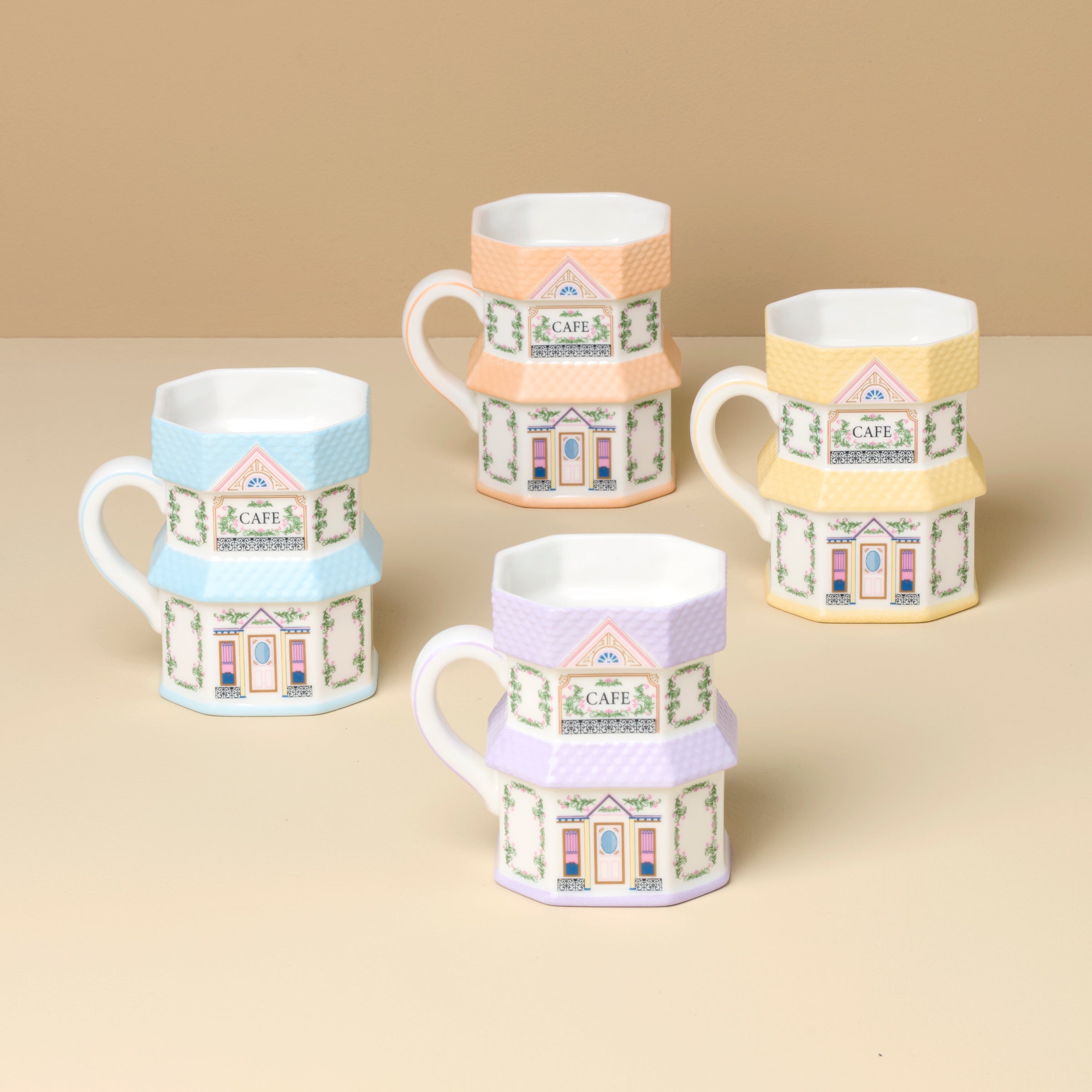 Lenox Westmore Lenox Spice Village Mugs, Set of 4 - Image 2