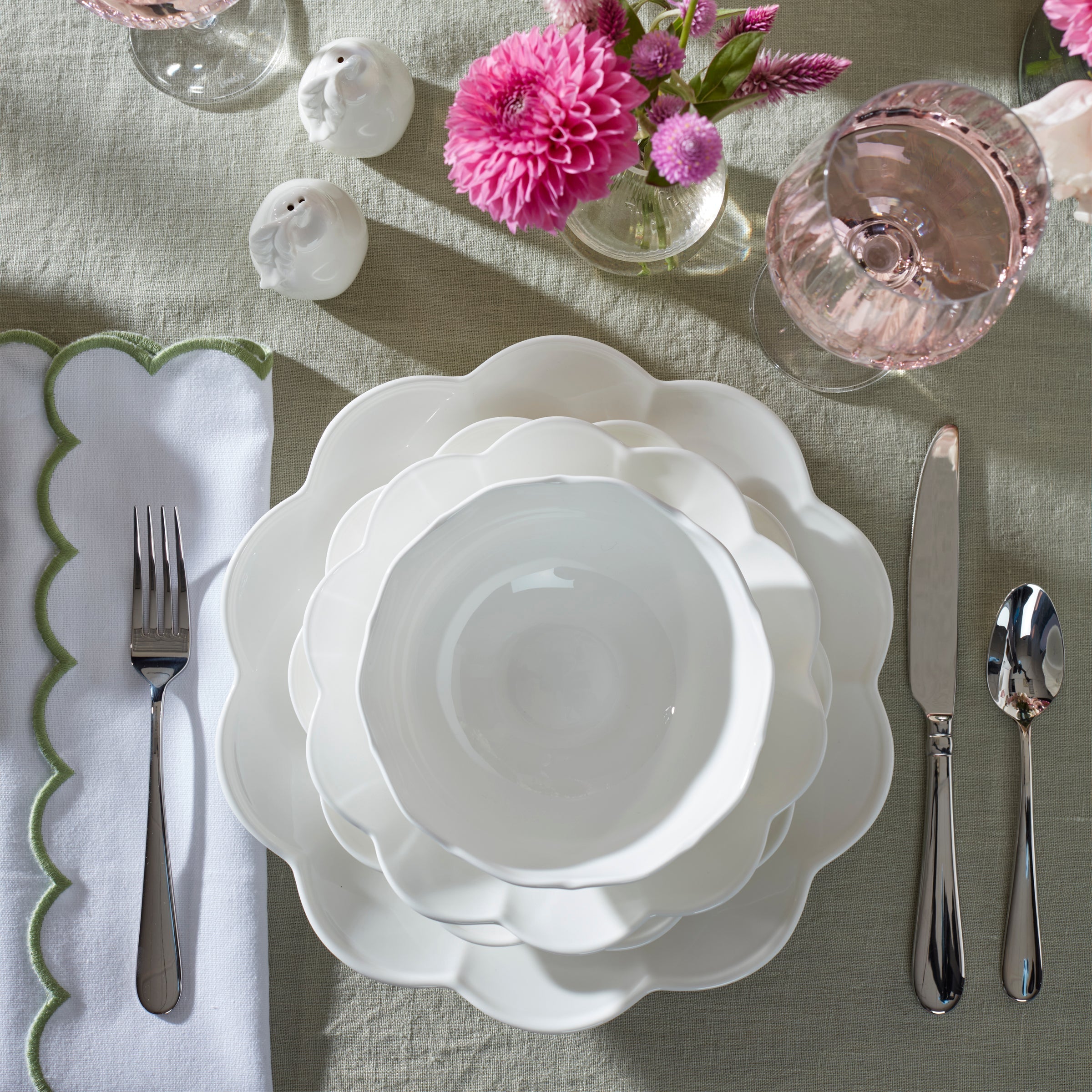 Lenox Westmore Studio 1414 Scallop 16-Piece Dinnerware Set - Image 9