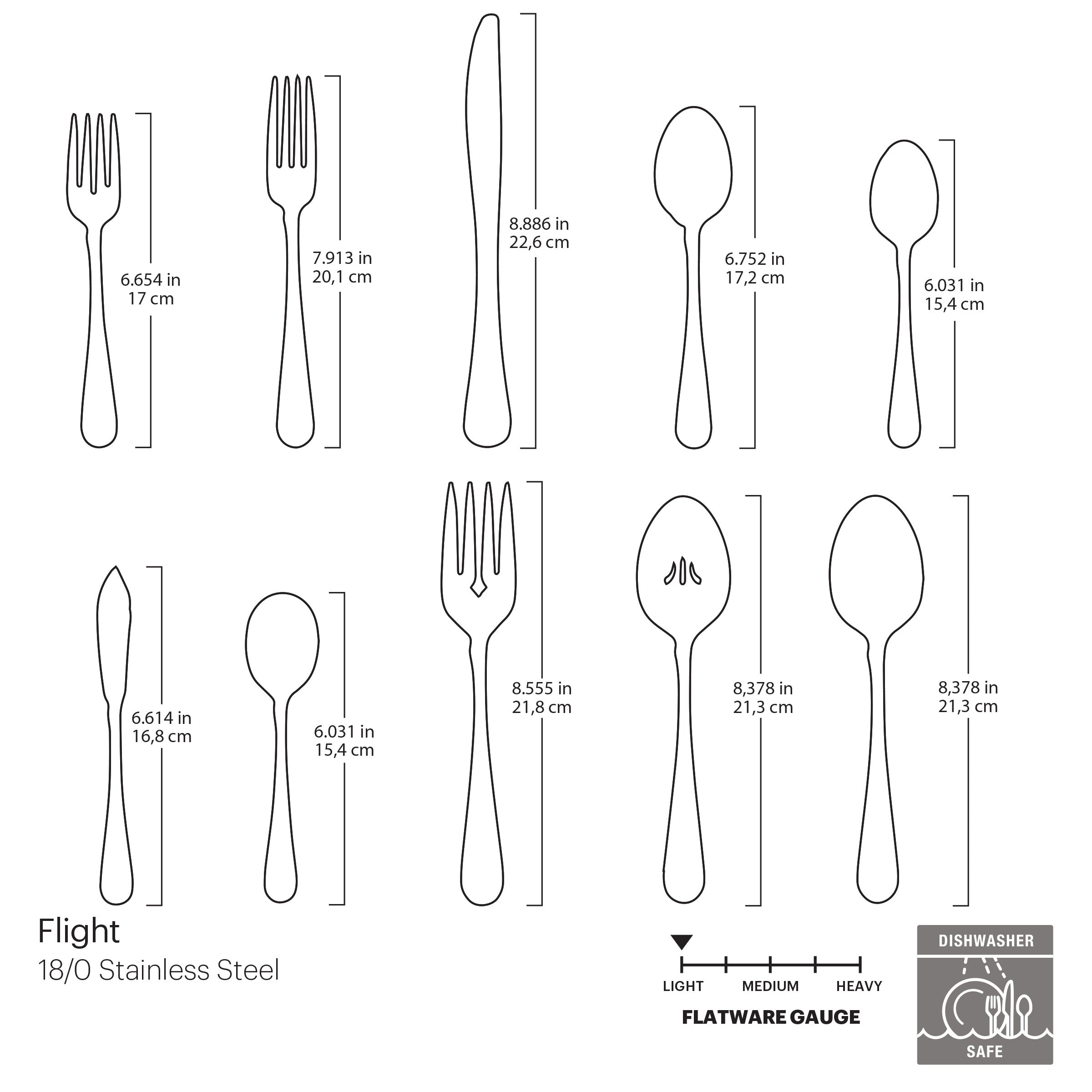 Lenox Westmore Flight 45-Piece Flatware Set - Image 4
