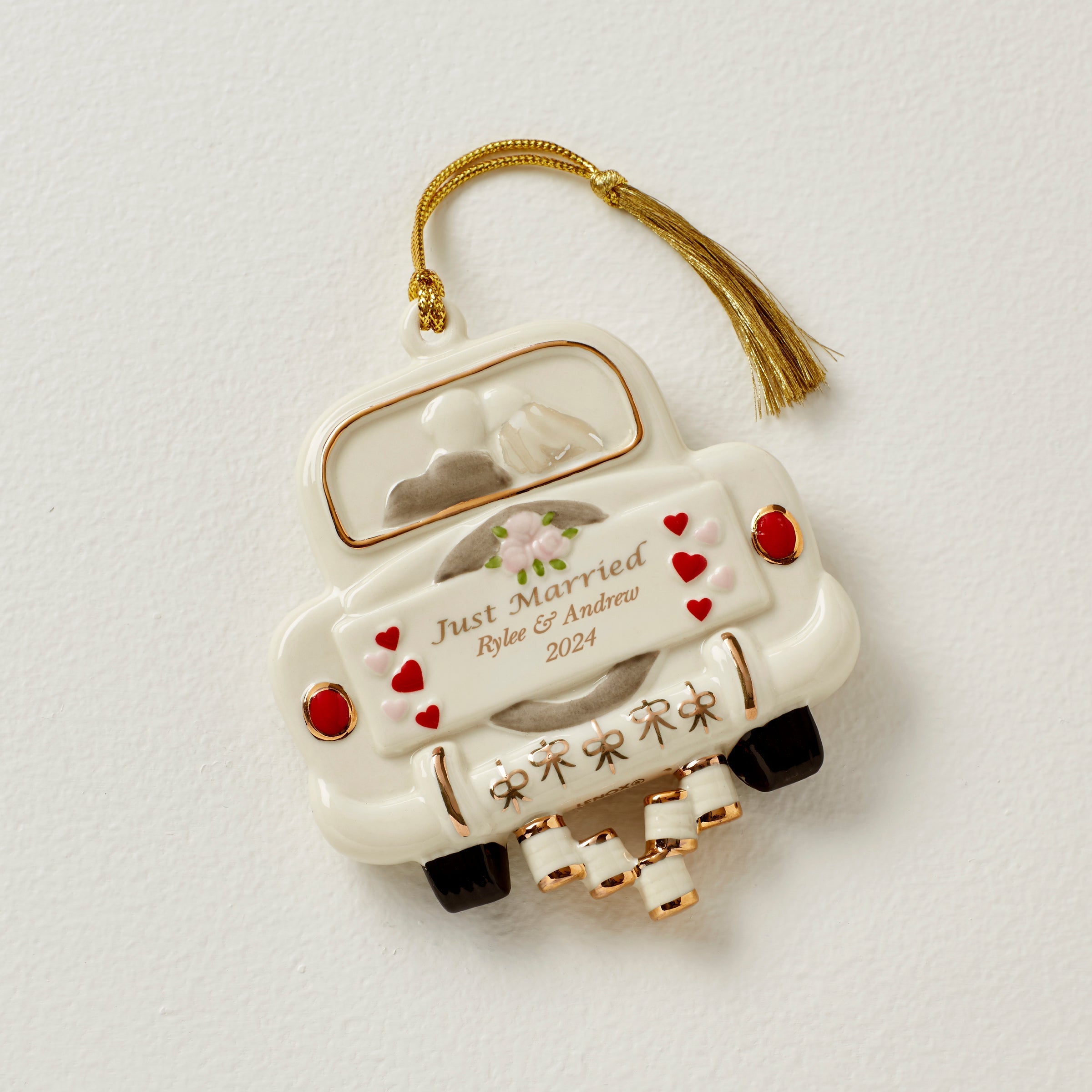 Lenox Westmore Personalized Just Married Ornament