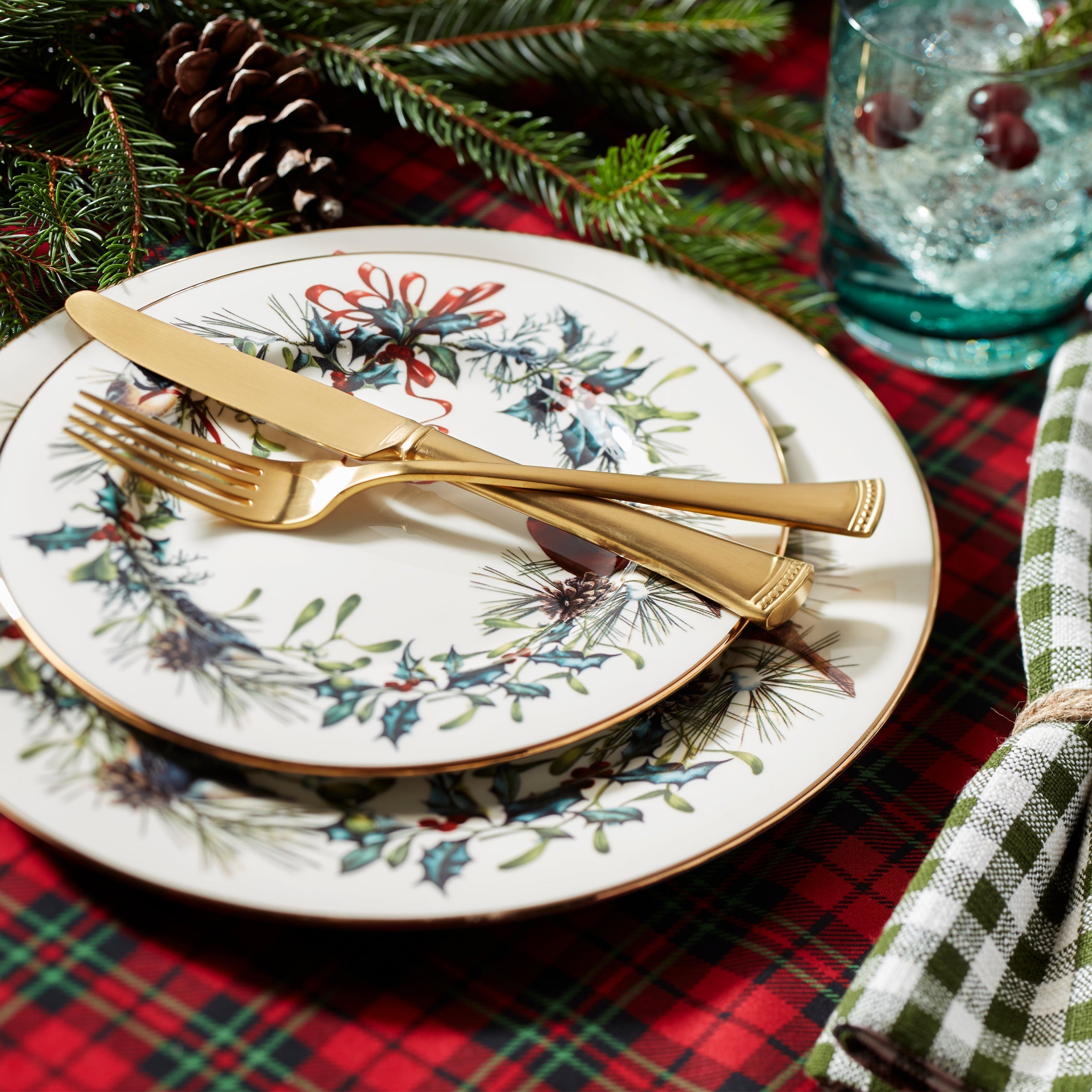 Lenox Westmore Winter Greetings 12-Piece Dinnerware Set - Image 7