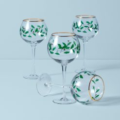Lenox Westmore Holiday Balloon Glasses, Set of 4