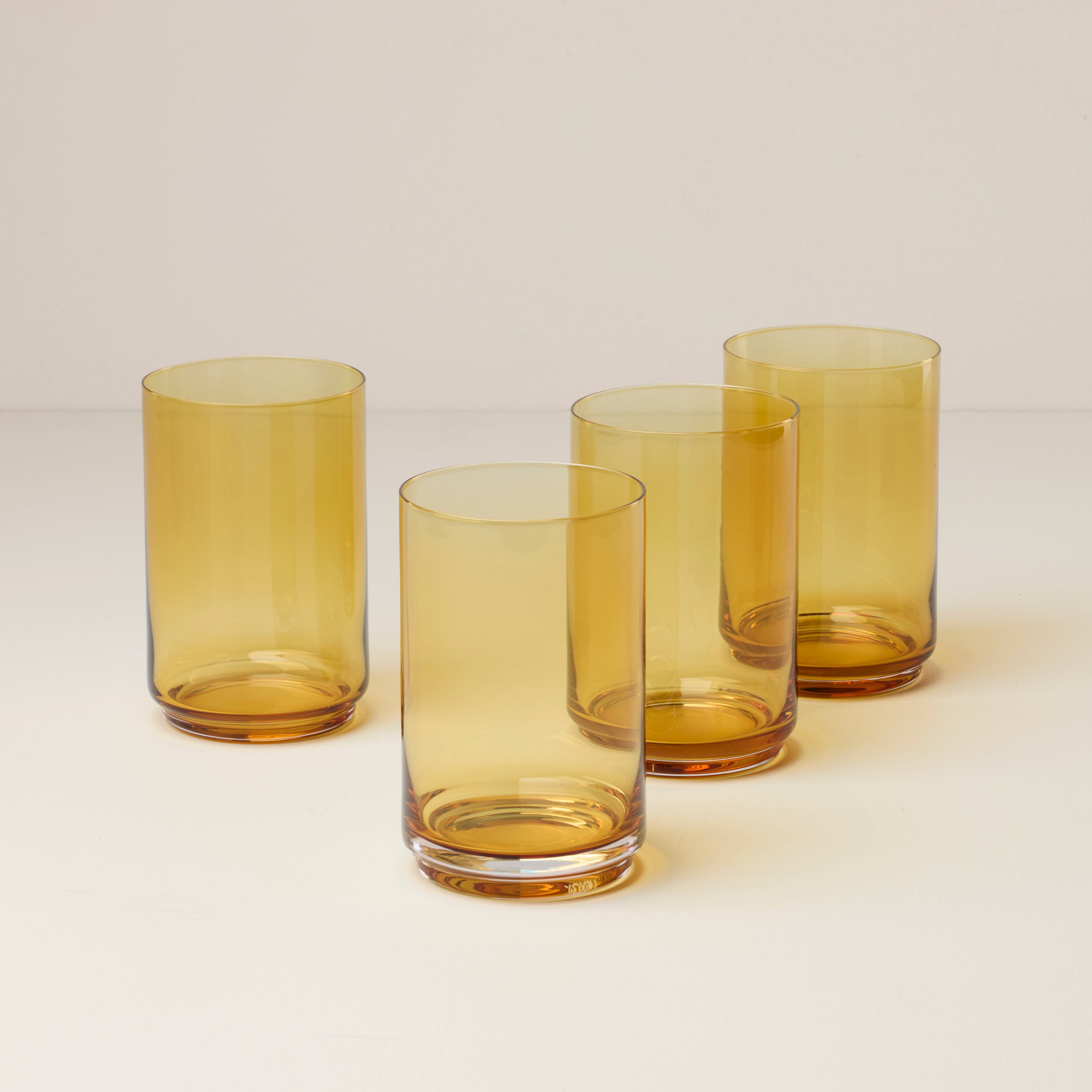 Lenox Westmore Tuscany Classics Stackable Amber Coolers, Set of 4