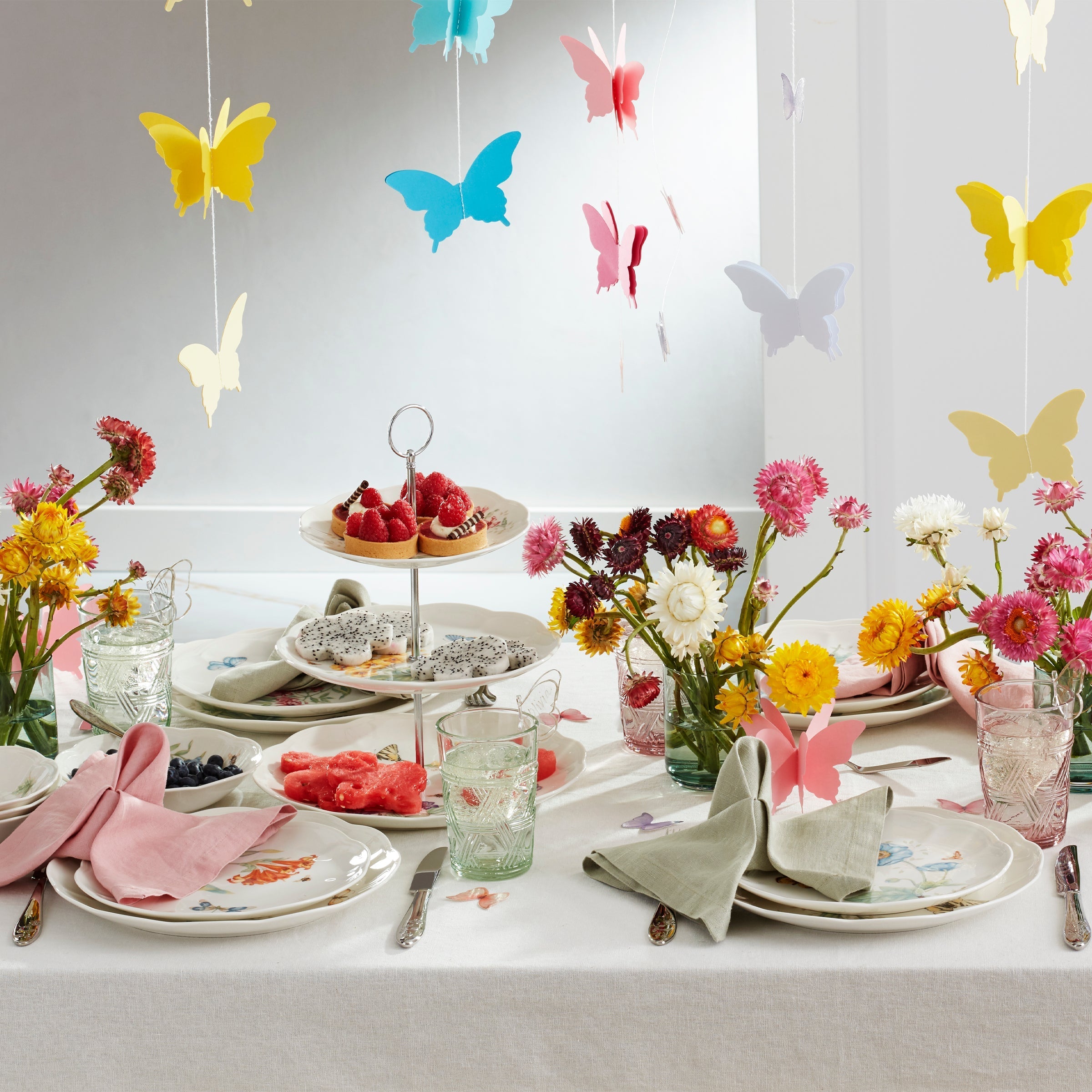 Lenox Westmore Butterfly Meadow 28-Piece Dinnerware Set - Image 8