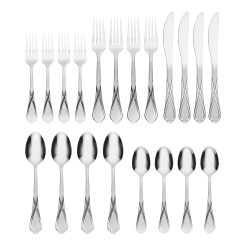 Alternative view of Lenox Westmore Heather Sand 20-Piece Flatware Set
