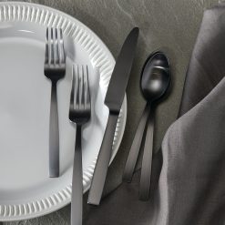 Alternative view of Lenox Westmore Clearview Black Satin 20-Piece Flatware Set