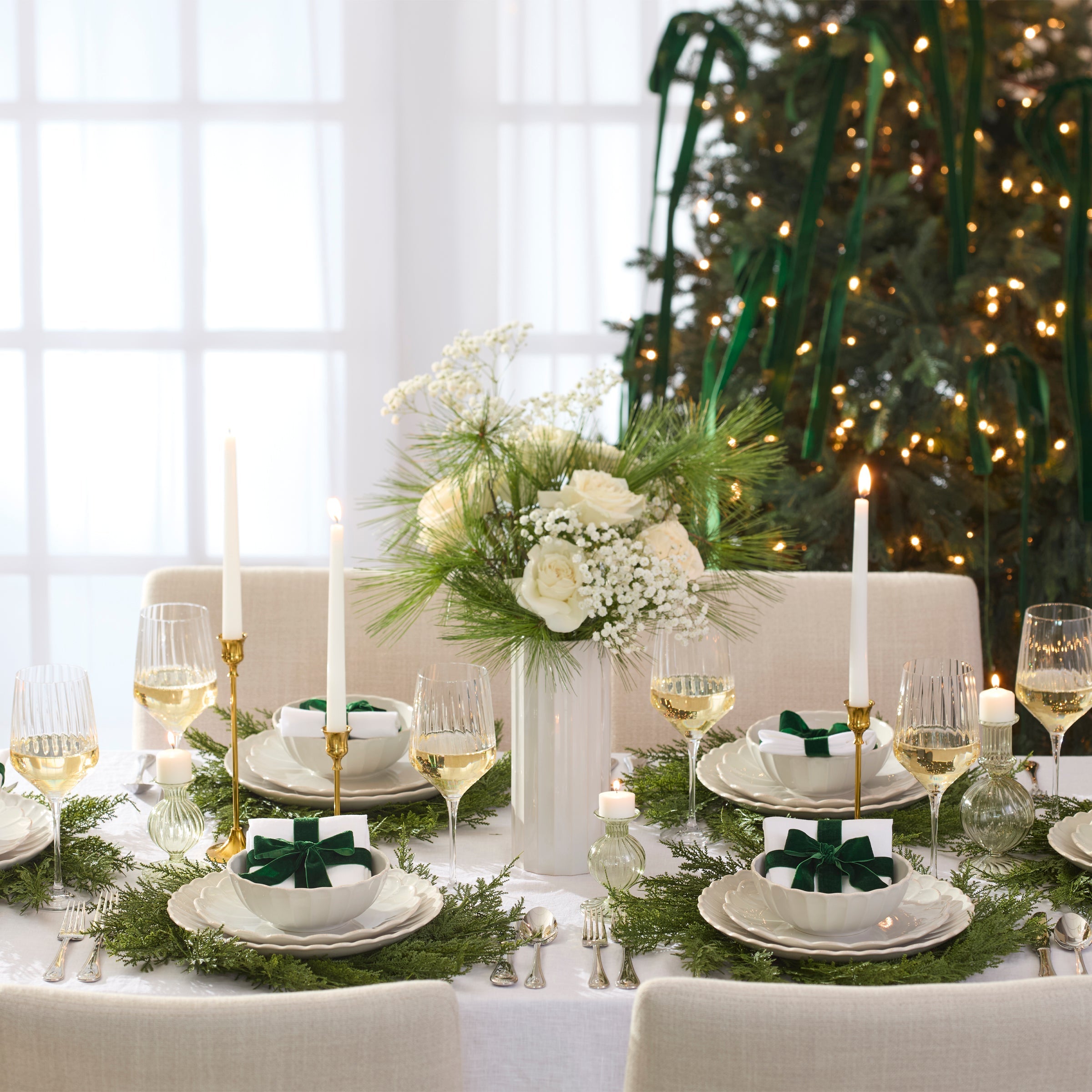Lenox Westmore French Perle Scallop White Accent Plates, Set of 4 - Image 5