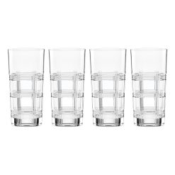 Lenox Westmore Hudson Crystal Highball Glasses, Set of 4