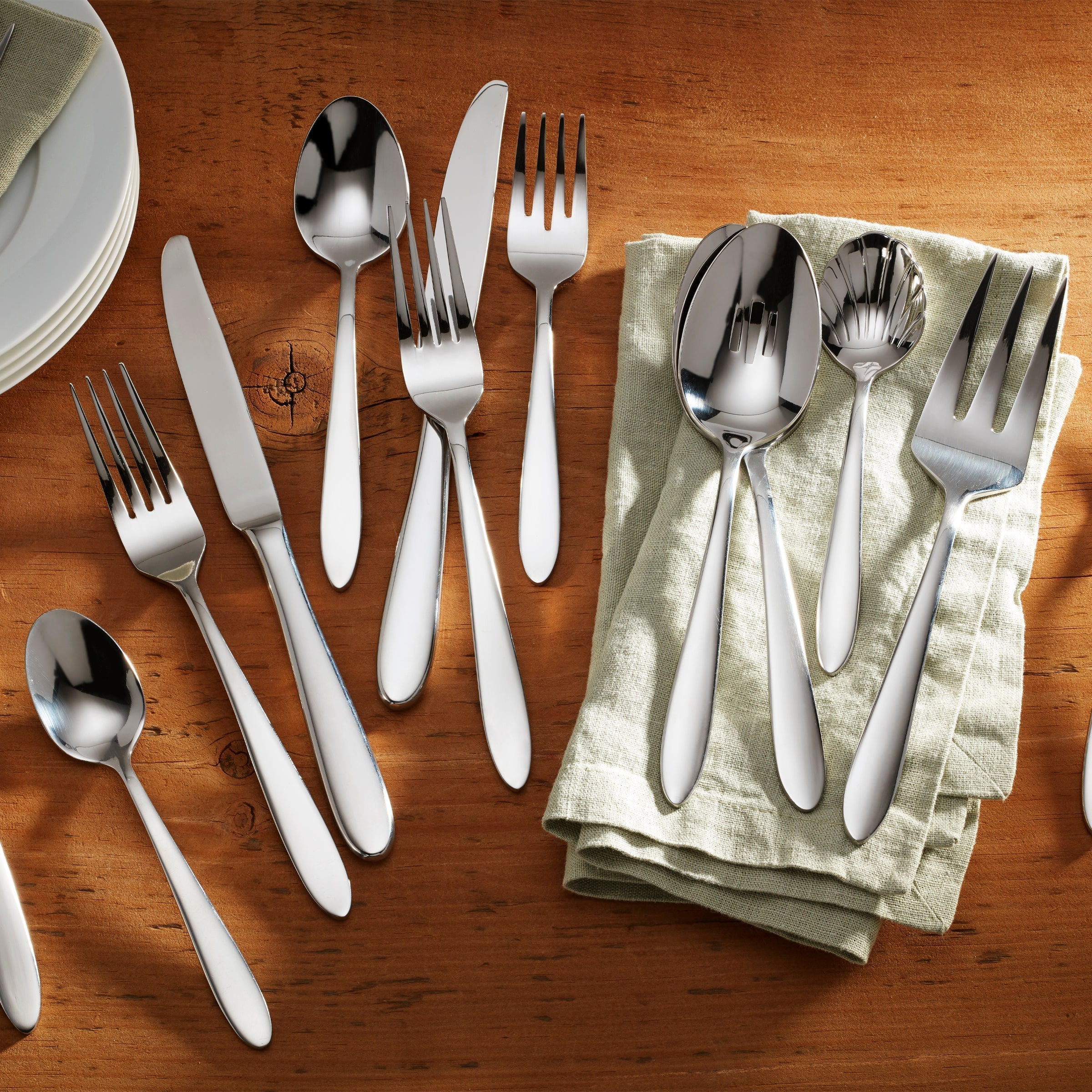 Lenox Westmore Mooncrest 45-Piece Flatware Set - Image 2