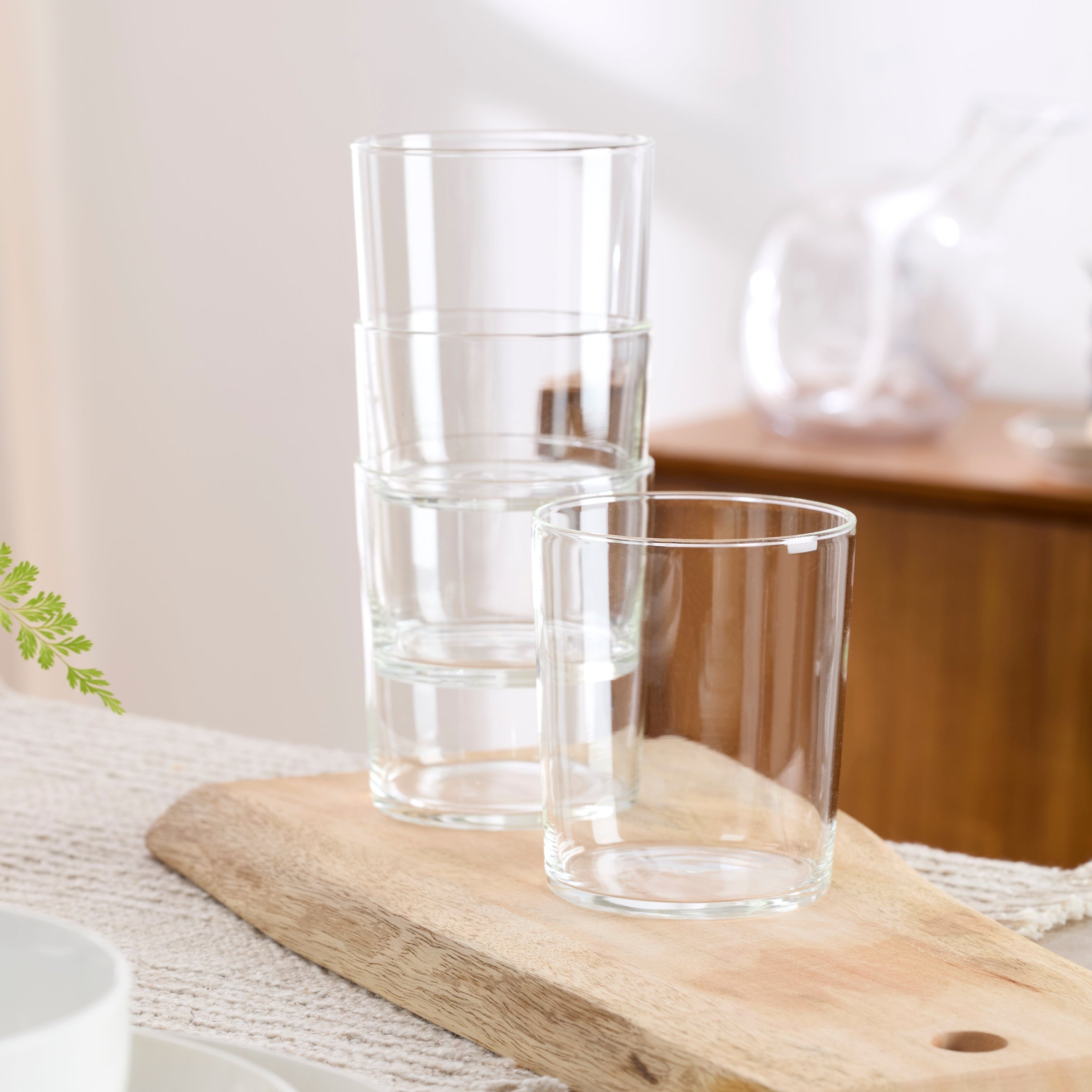 Lenox Westmore Stackables Clear Short & Tall Glasses 12-Piece Set - Image 2