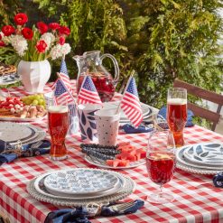 Alternative view of Lenox Westmore Blue Bay Melamine Dinner Plates, Set of 4