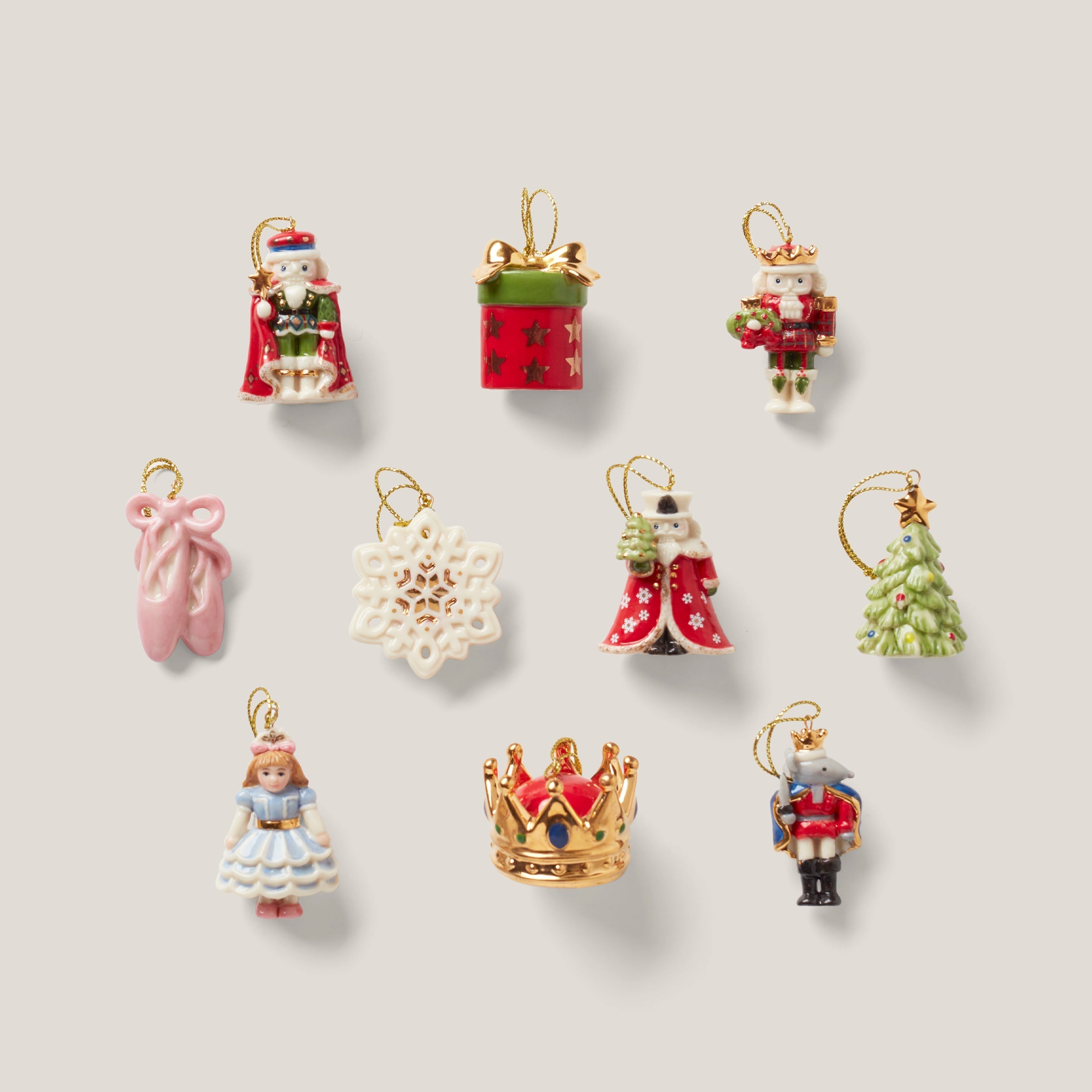 Lenox Westmore The Nutcracker 10-Piece Mini Ornament Set