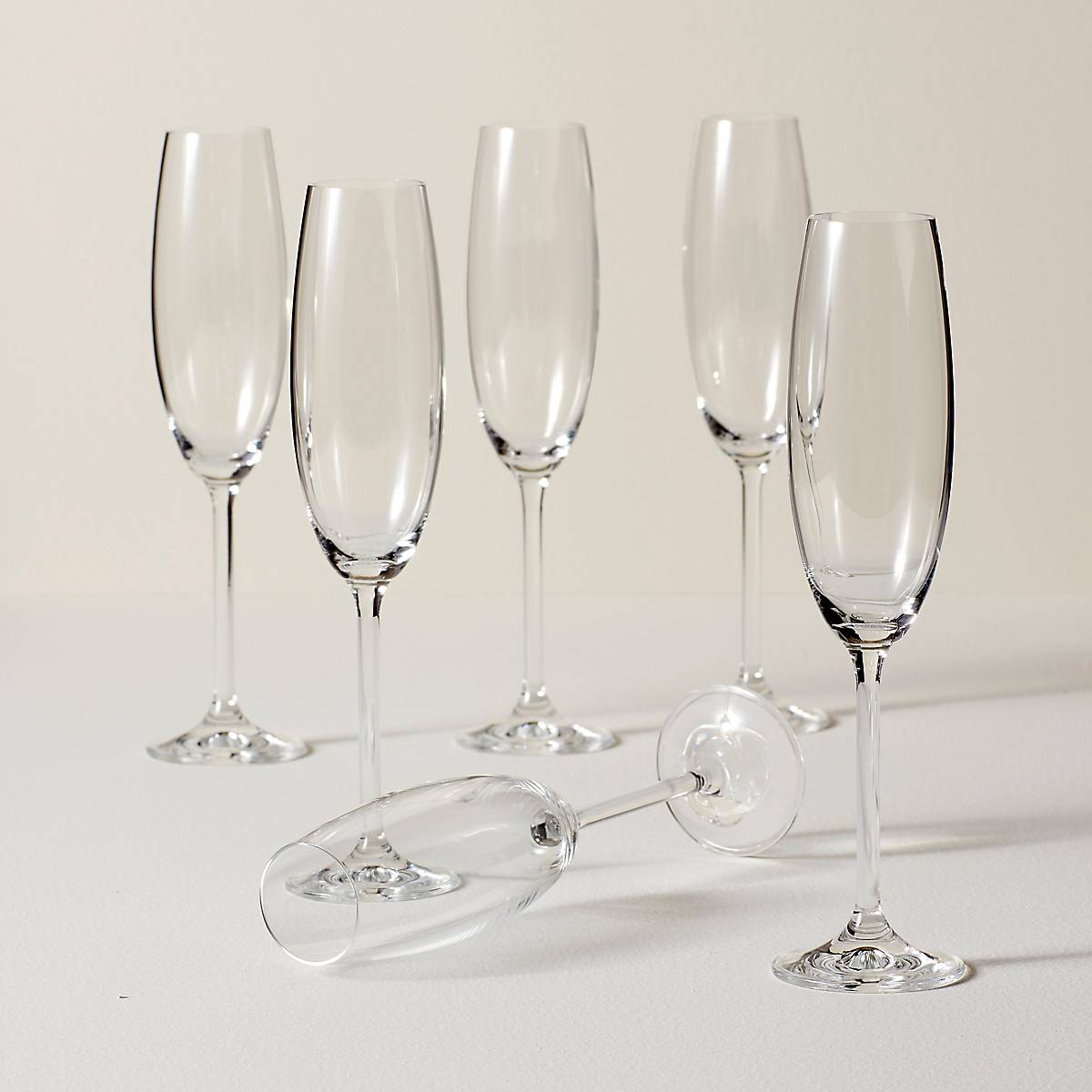 Lenox Westmore Tuscany Classics Champagne Flute Glasses, Set of 6