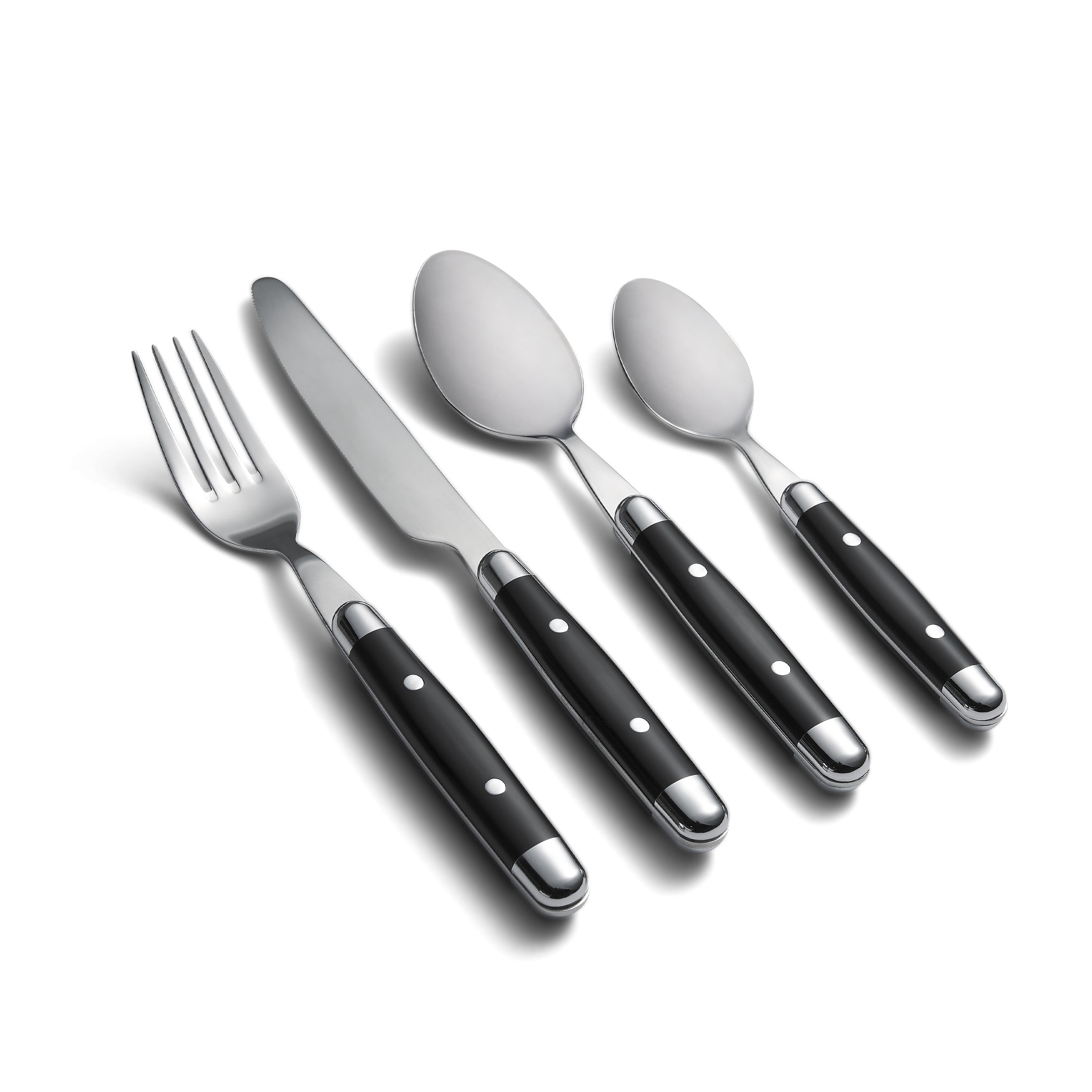 Lenox Westmore Jubilee Black 16-Piece Flatware Set - Image 3
