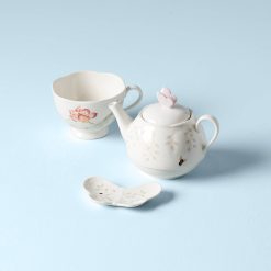 Alternative view of Lenox Westmore Butterfly Meadow 3-Piece Tea Set