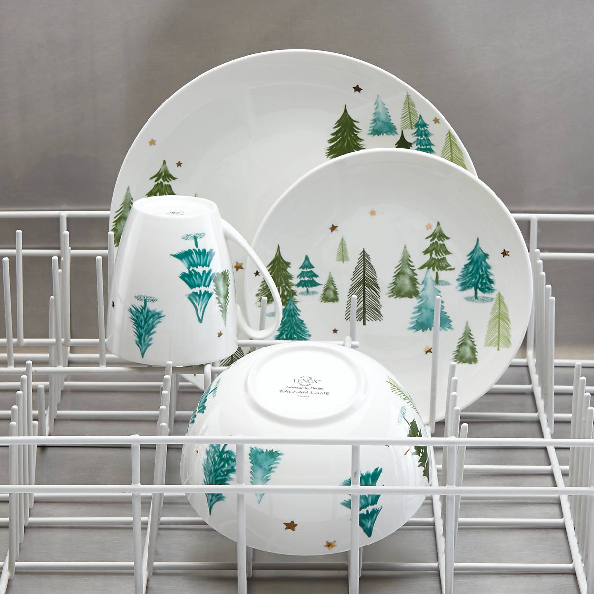 Lenox Westmore Balsam Lane Dinner Plates, Set of 4 - Image 5